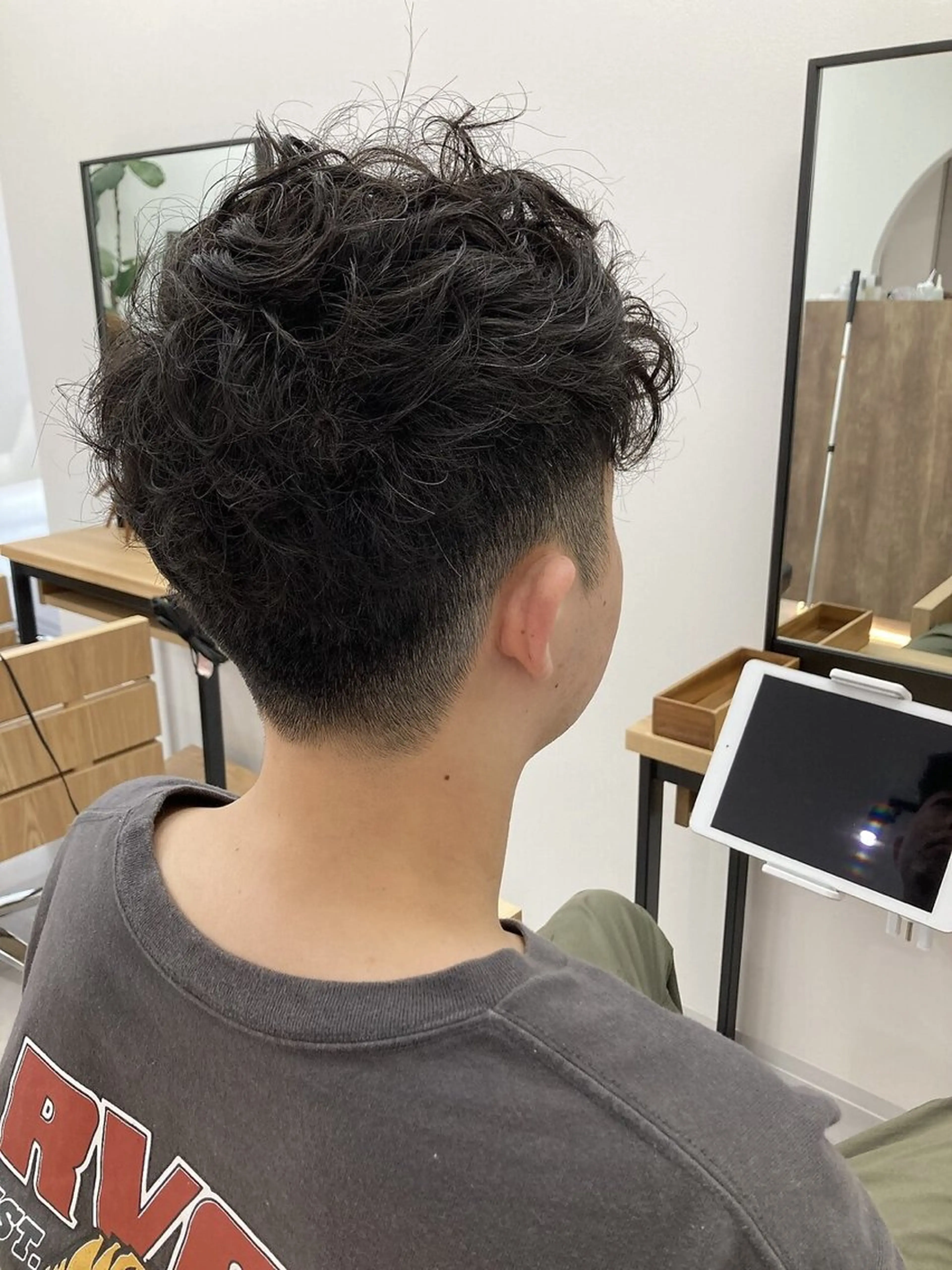 カット/スペインカール(パーマ)の写真