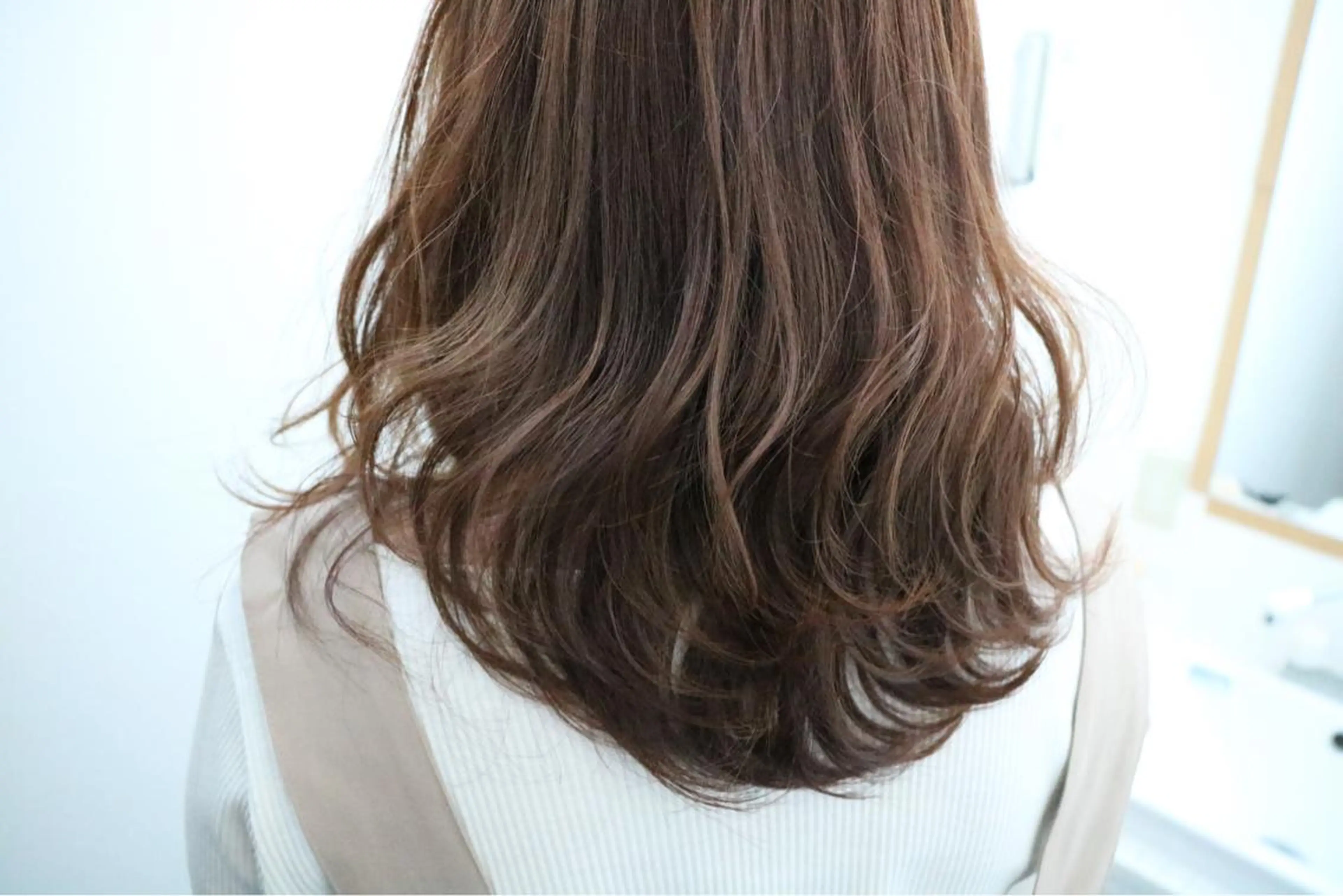 ミディアム セミロング カラー アッシュ soins de   MaLily所属・soins de MaLilyのヘアスタイル