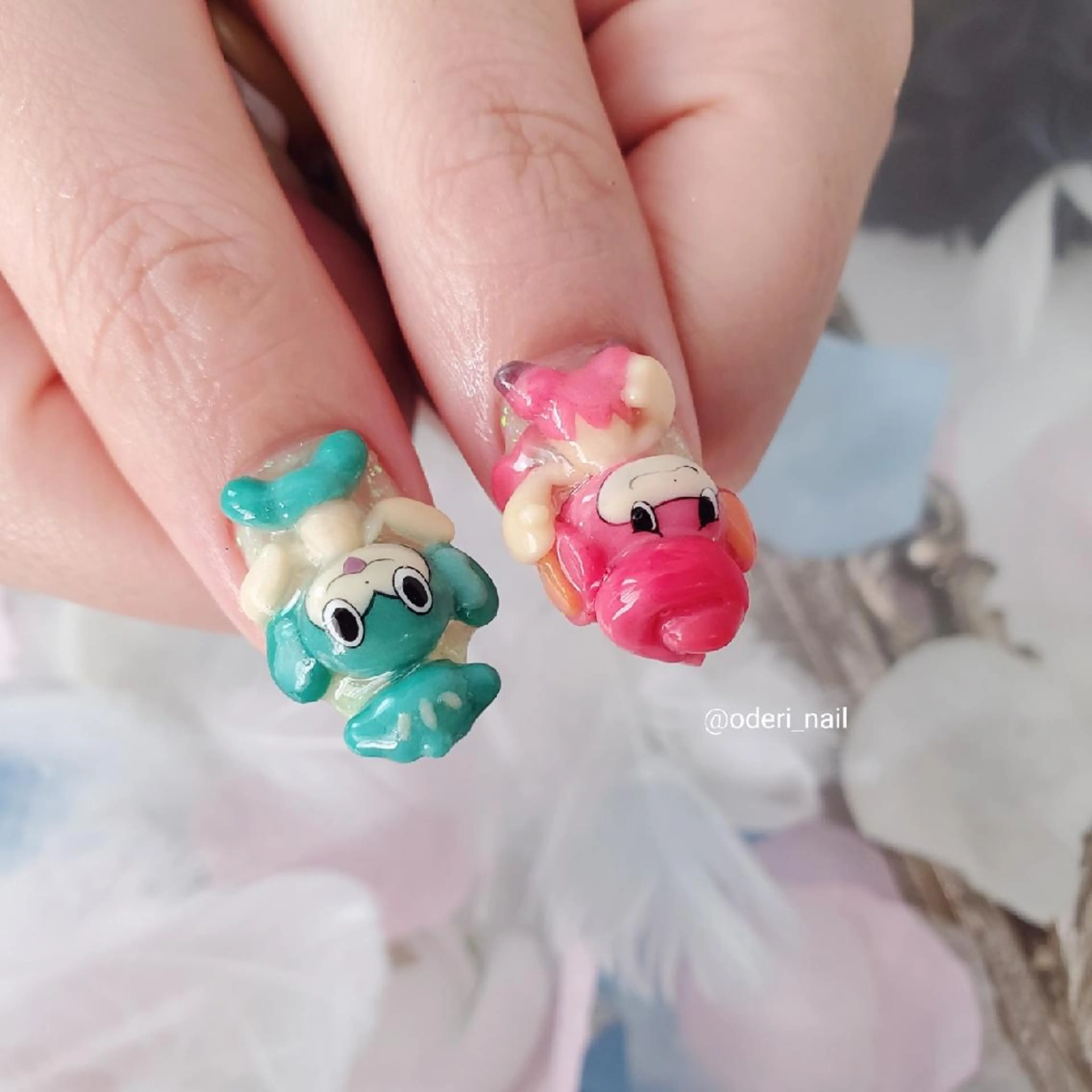 ネイル アートネイル ジェルネイル おで@ oderi_nailのネイルデザイン