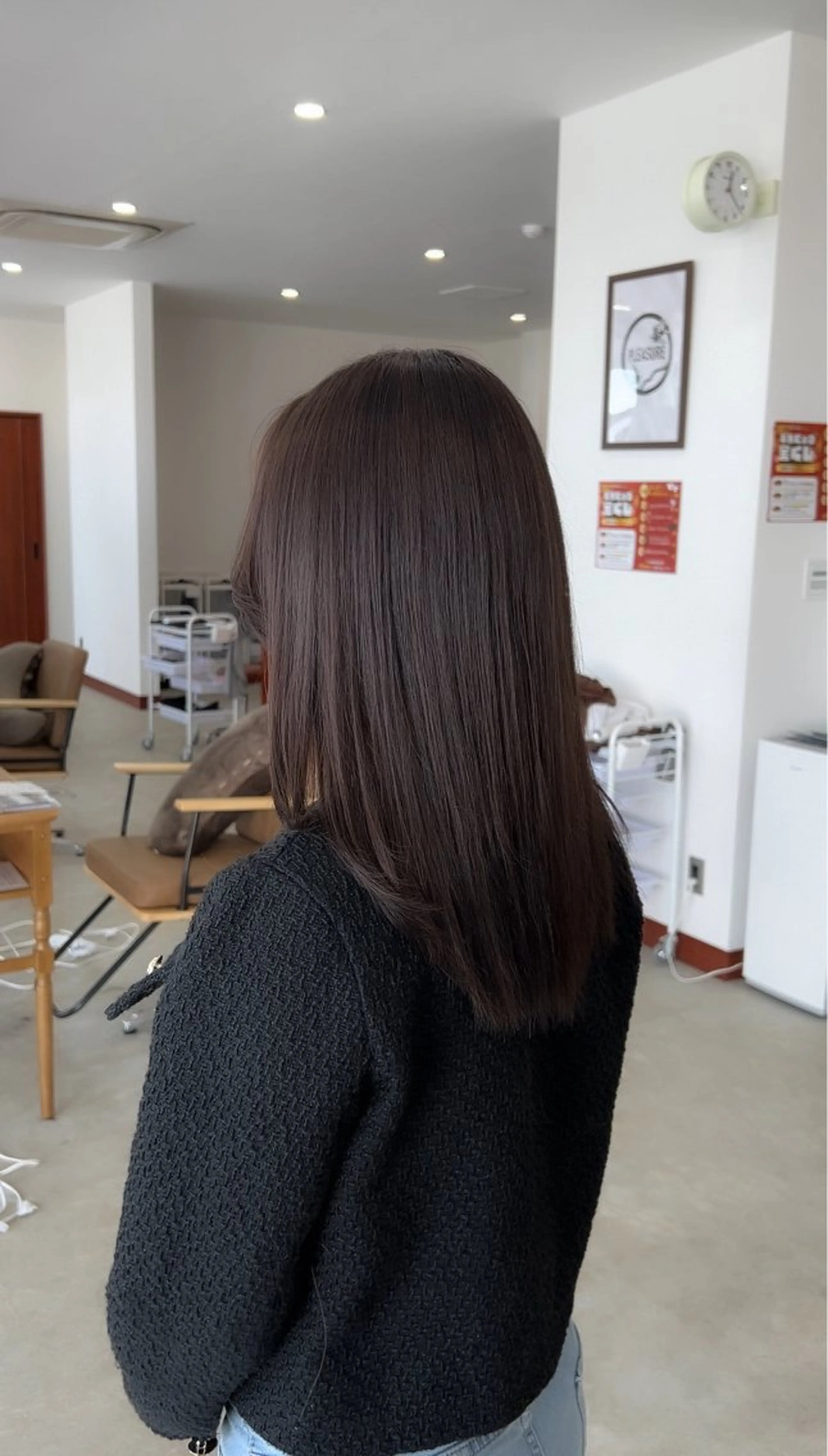 ミディアム カラー カット ヘアカラー 齋藤 清香のヘアスタイル