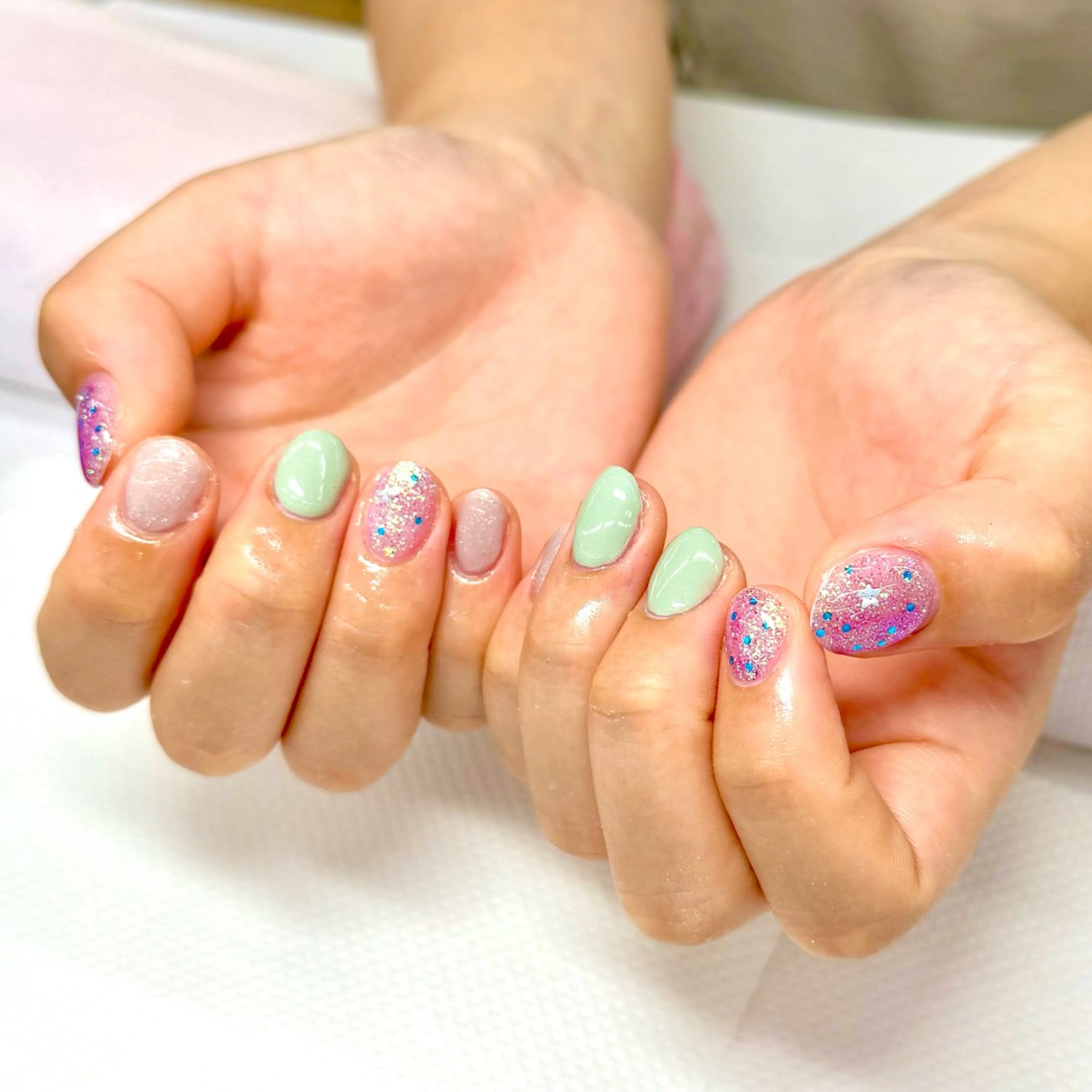 ワンカラーorグラデーション (オフあり75分) ¥3,980の写真