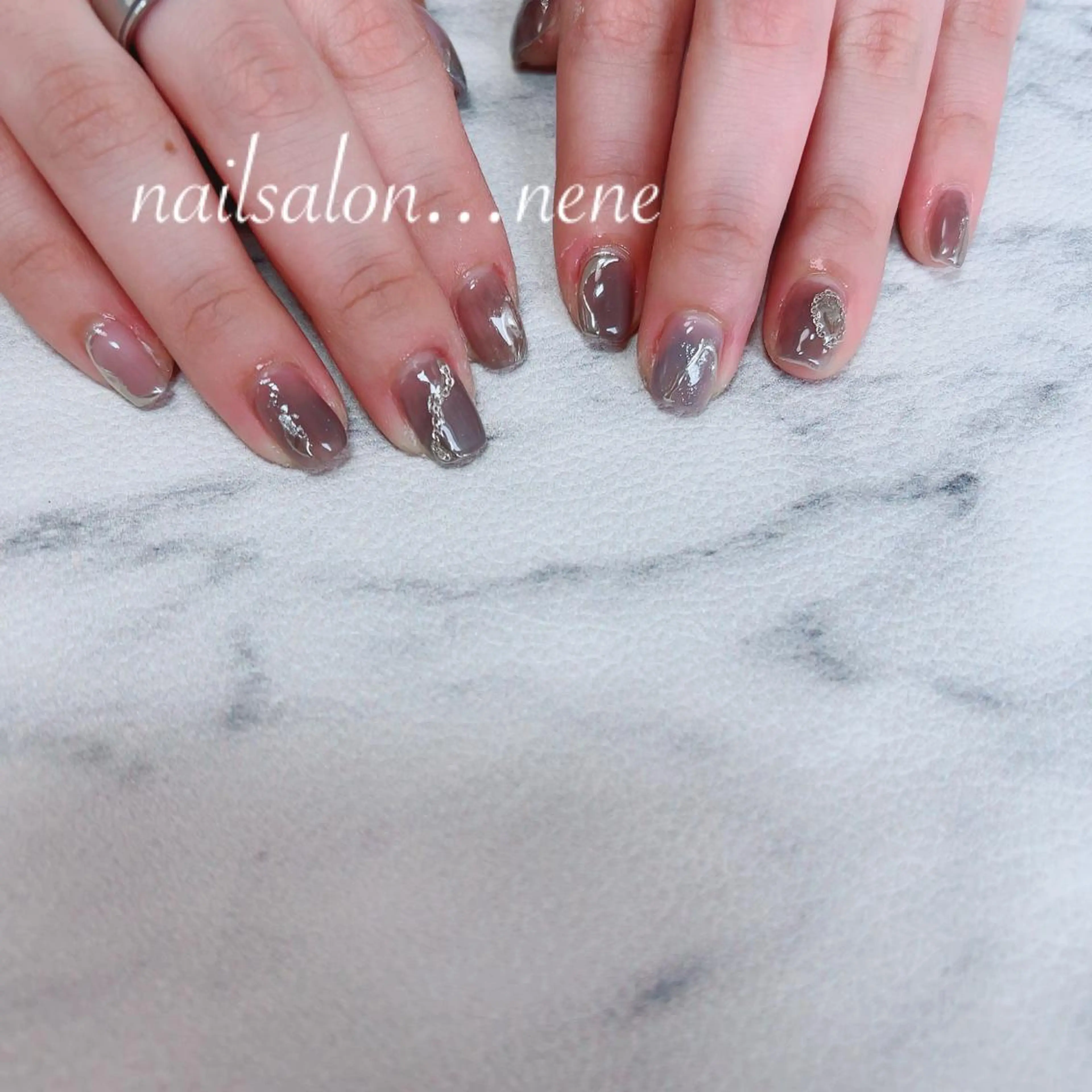 ネイル ニュアンスネイル nailsalon ...neneのネイルデザイン