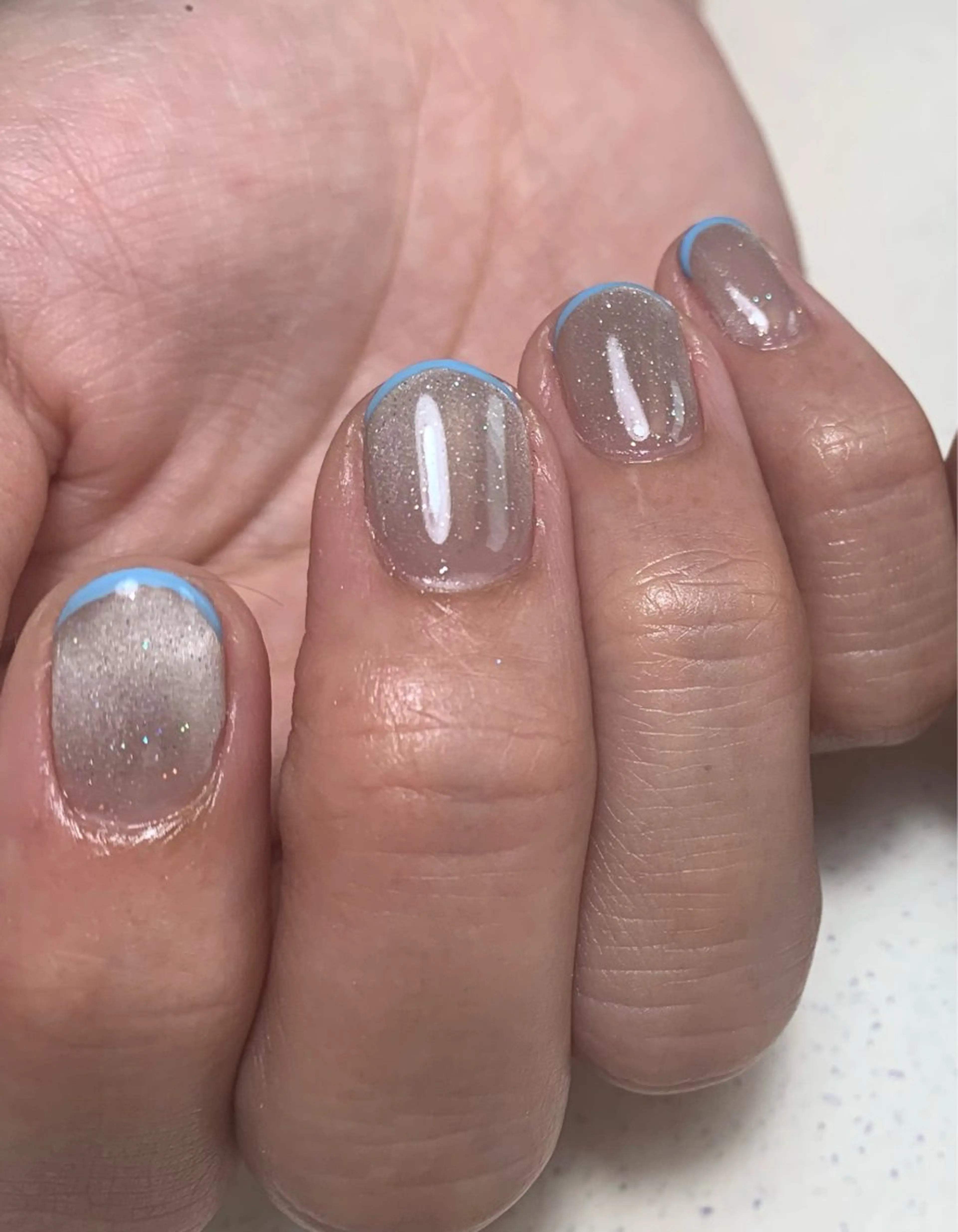 ネイル フレンチネイル マグネットネイル is.nail 🌷sonokoのネイルデザイン