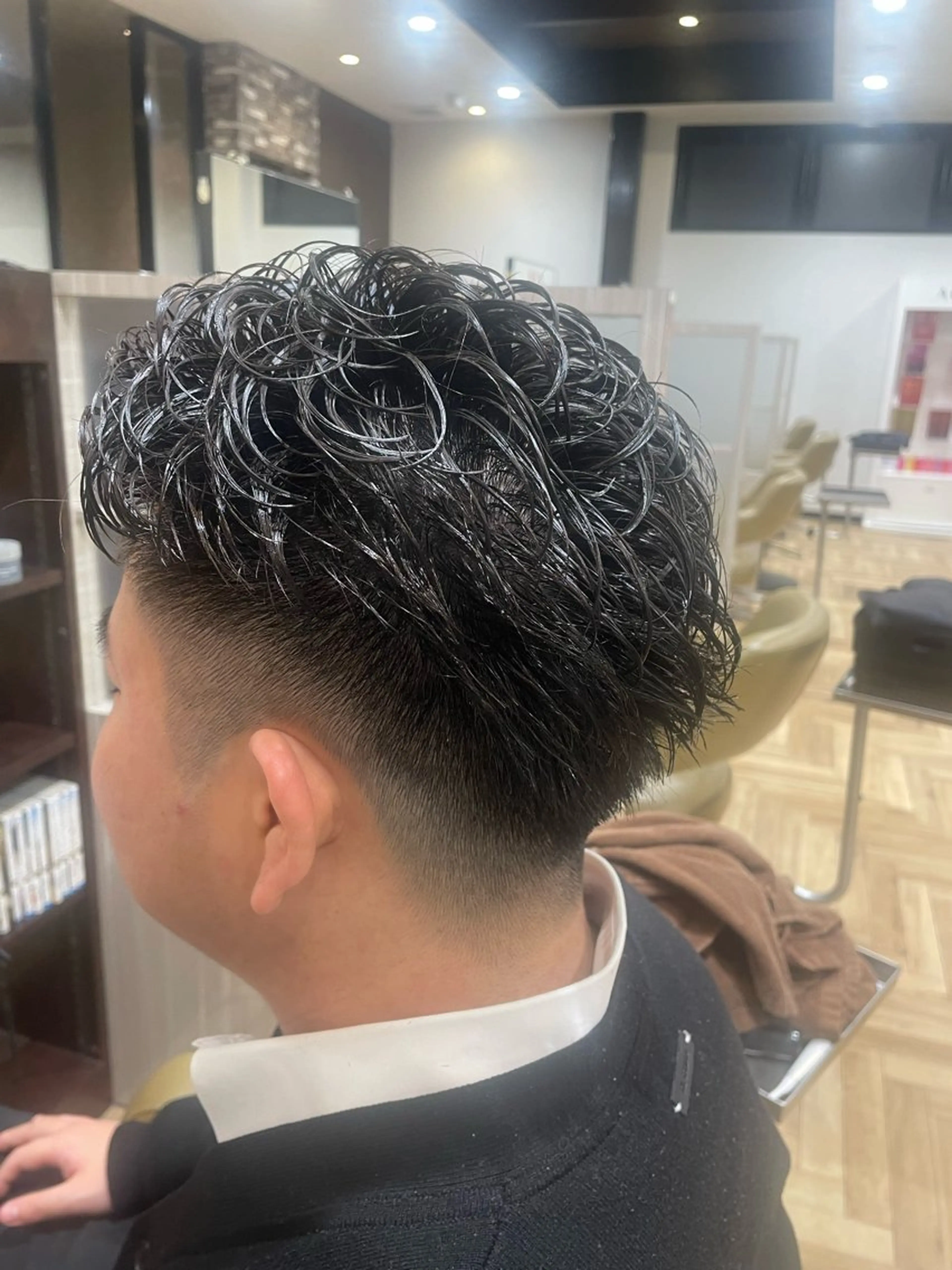 パーマ カット パーマ 中村 誠也のヘアスタイル