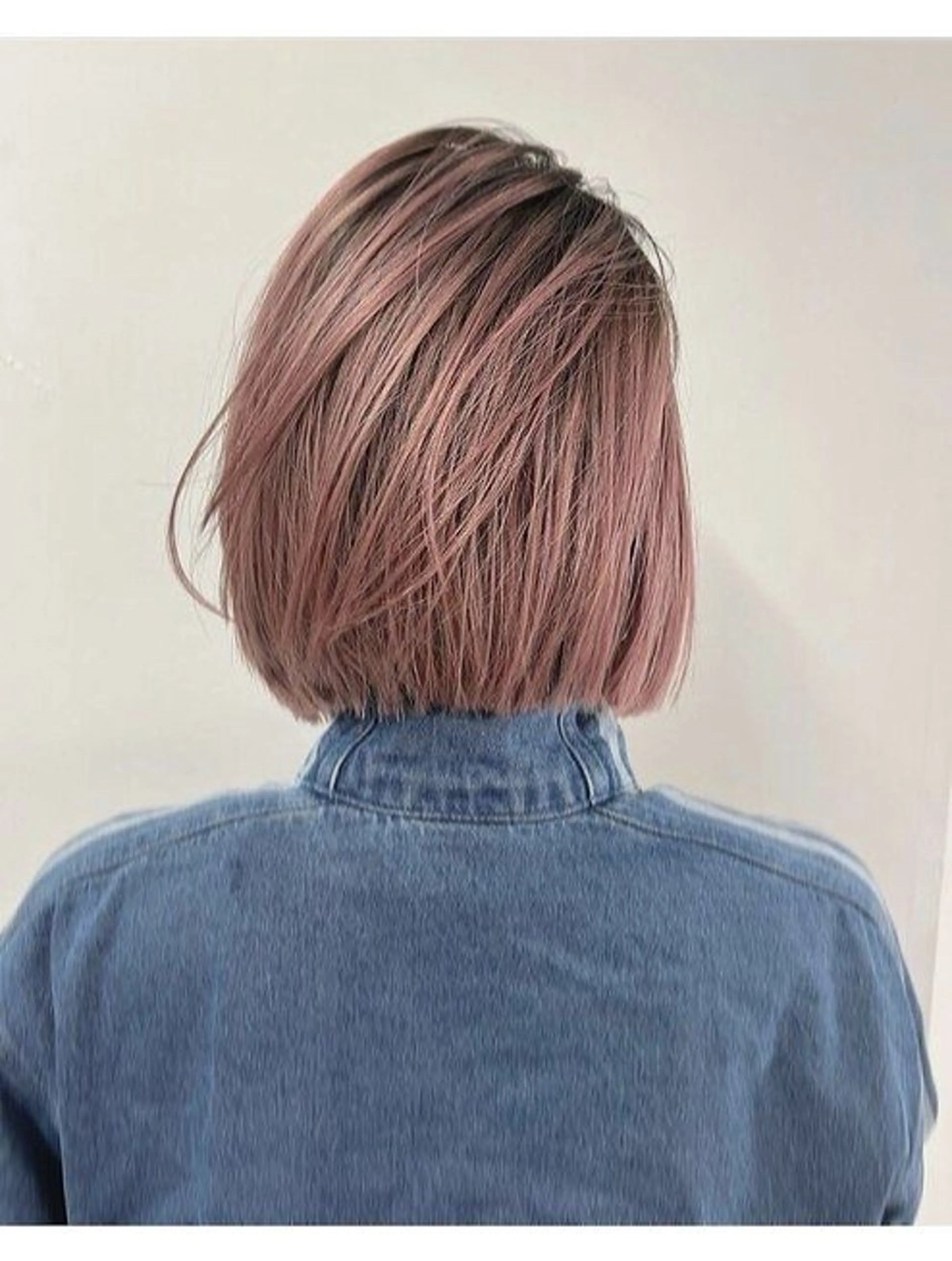 カラー films所属・AYA/films 韓国/レイヤー／ボブのヘアスタイル