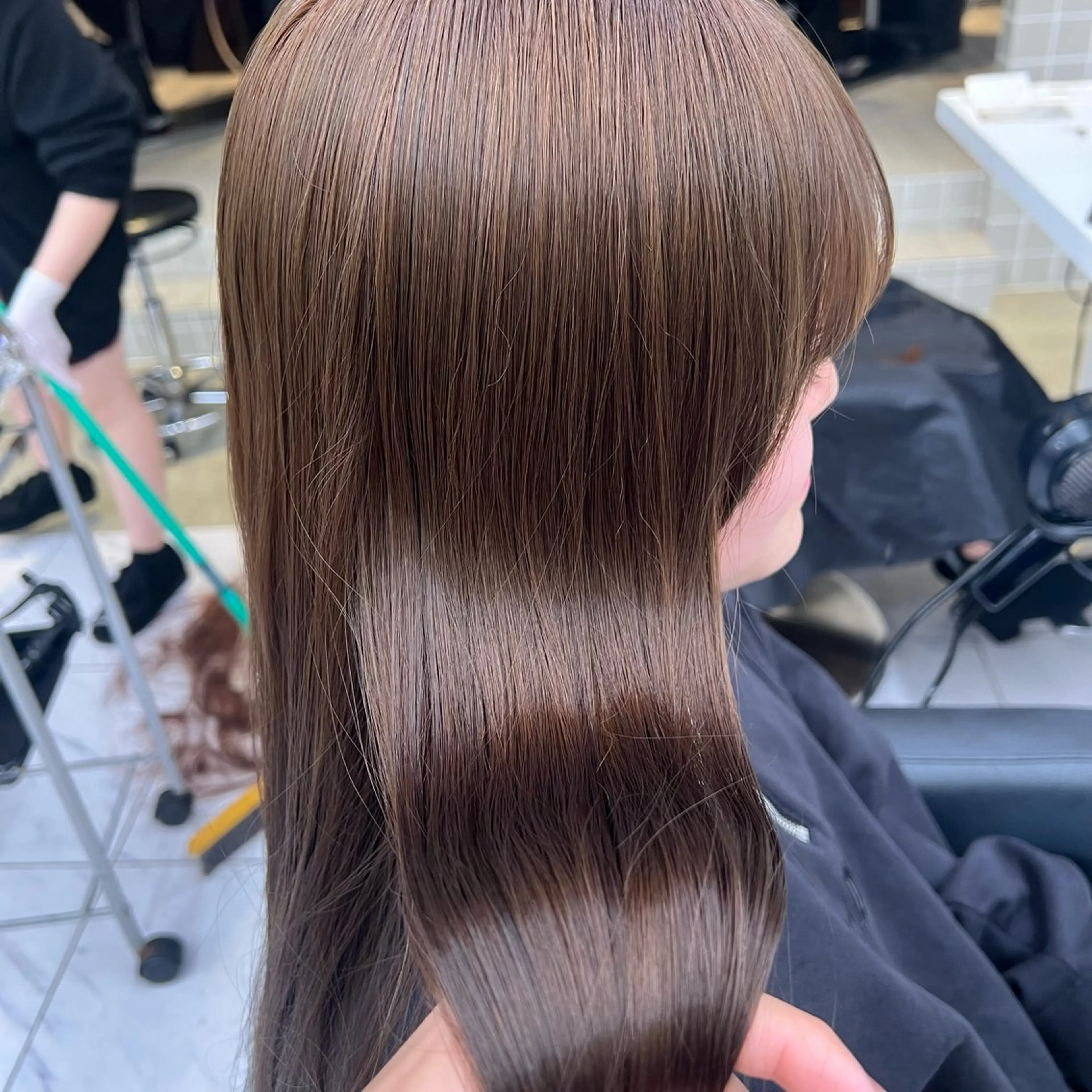 ロング カラー ヘアカラー トリートメント 韓国レイヤーカット /REIのヘアスタイル