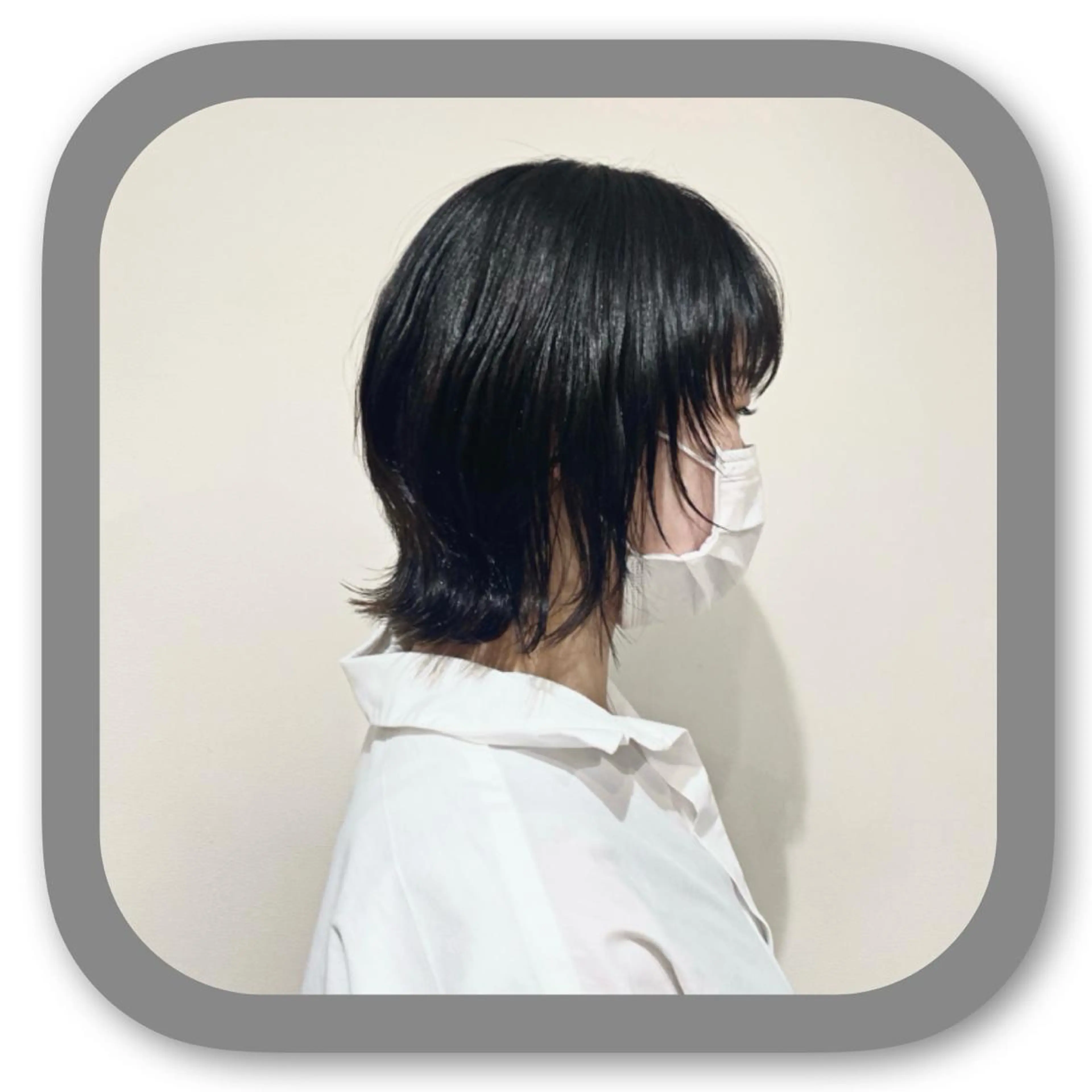 ショート アッシュ ボブ 髪質改善 レイヤーカット ショートヘア カット ショート〜ミディアム 喜多司のヘアスタイル