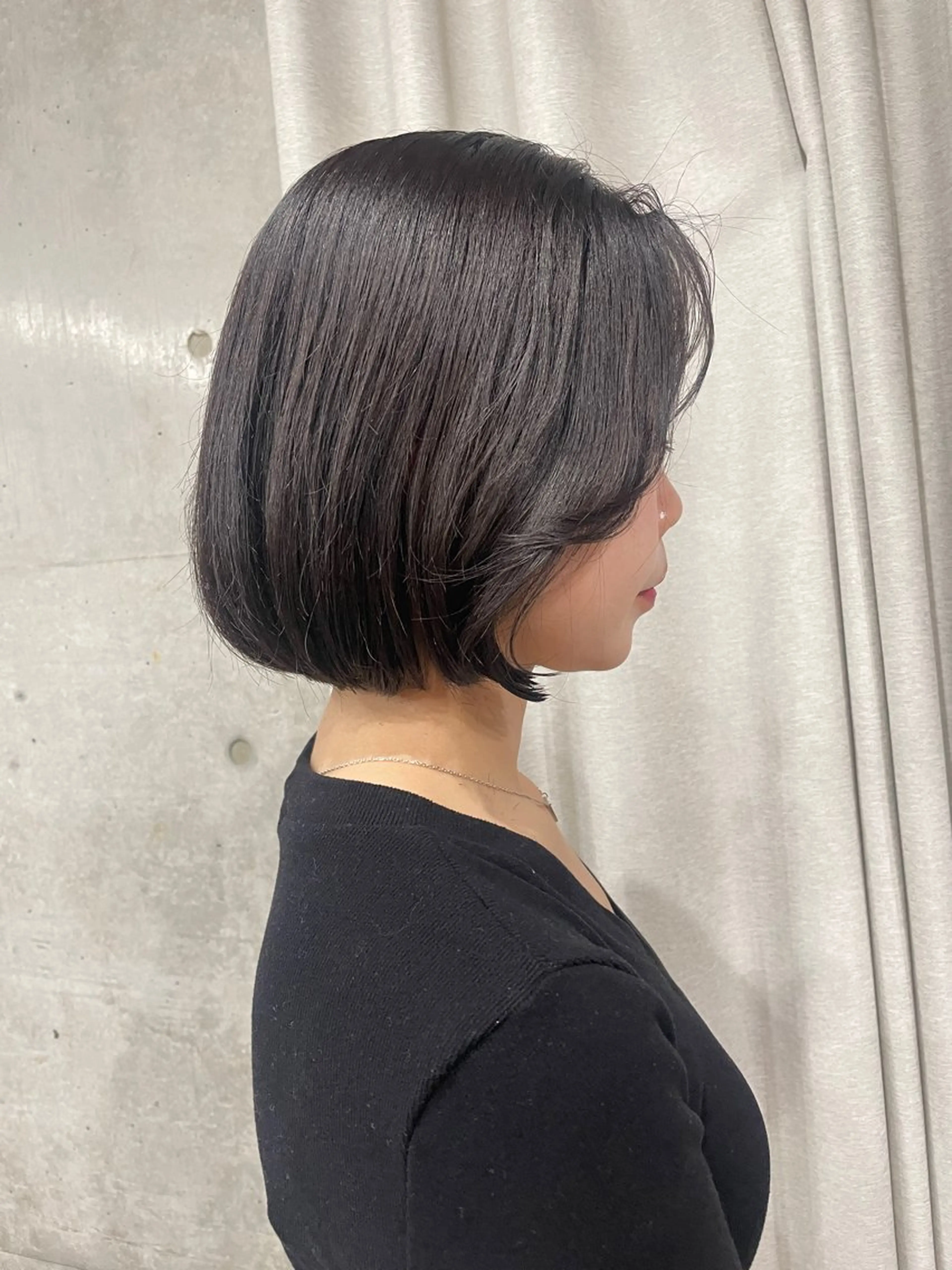 ミディアム カラー カット ヘアカラー トリートメント 表参道/髪質改善・ 透明感 colorのヘアスタイル