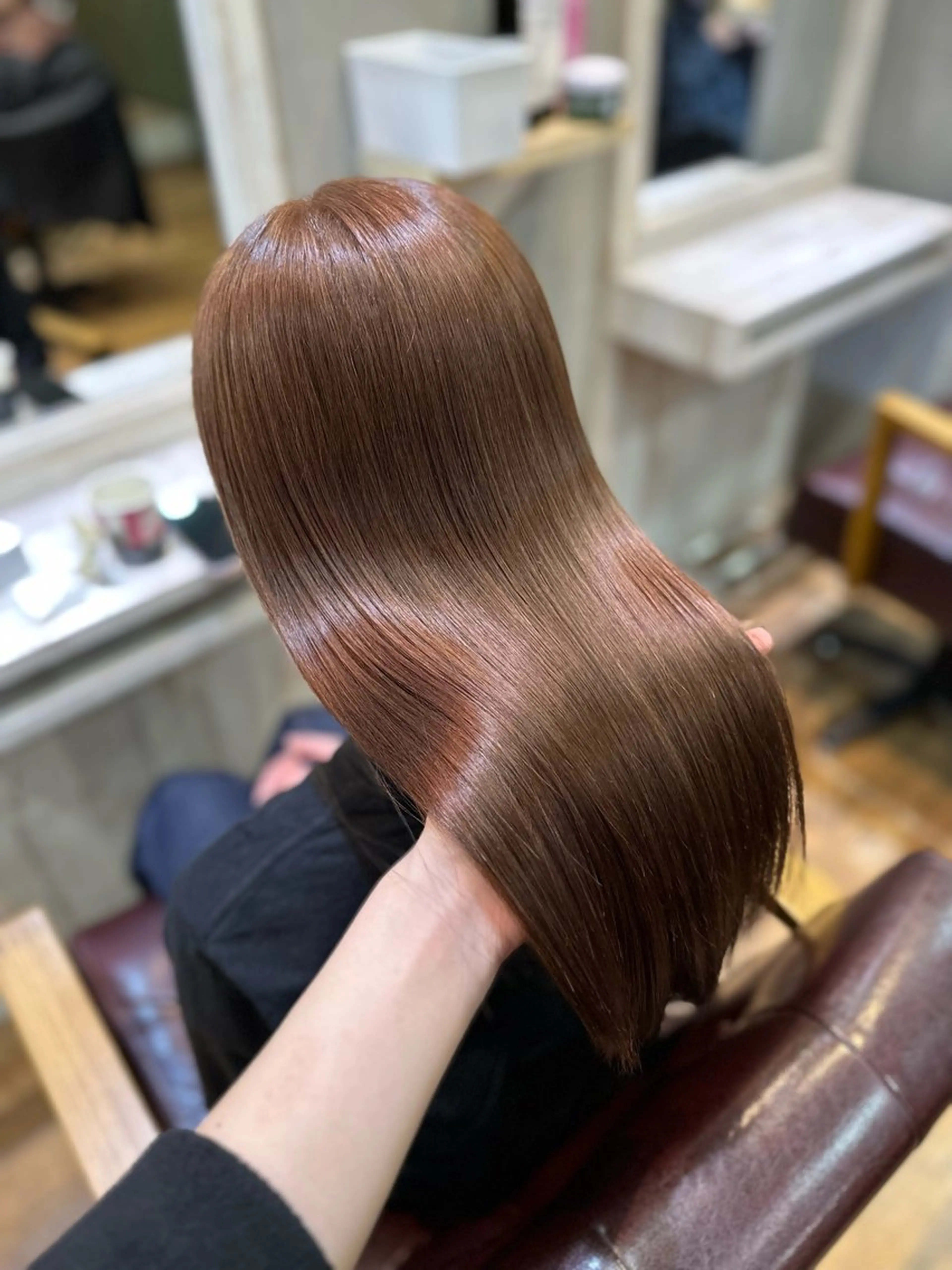 ミディアム カラー 🩵髪質改善🩵 韓国ヘア🩵花澤みりのヘアスタイル