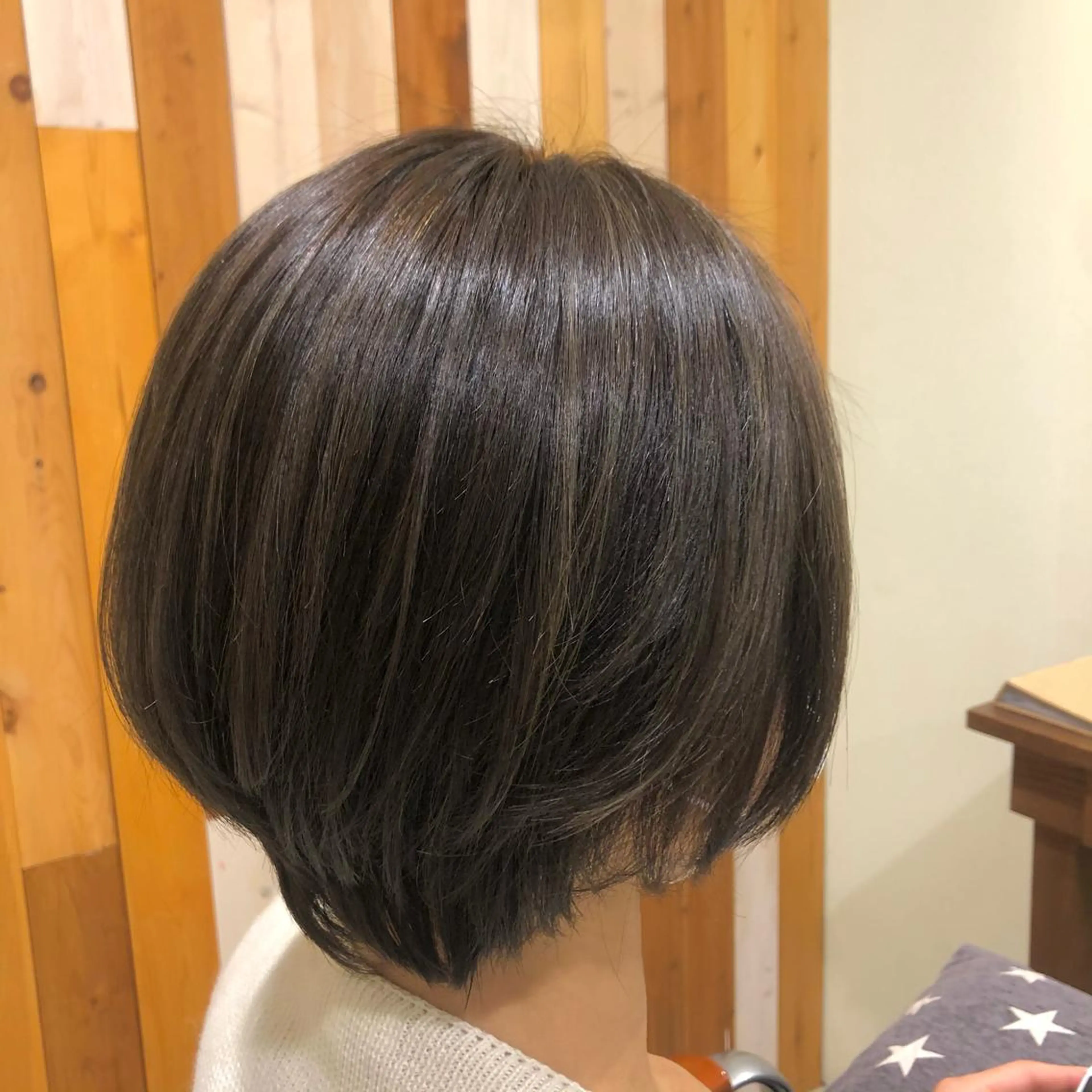 ハイライトで透明感カラー🫧ケアブリーチ&イルミナカラー使用の写真