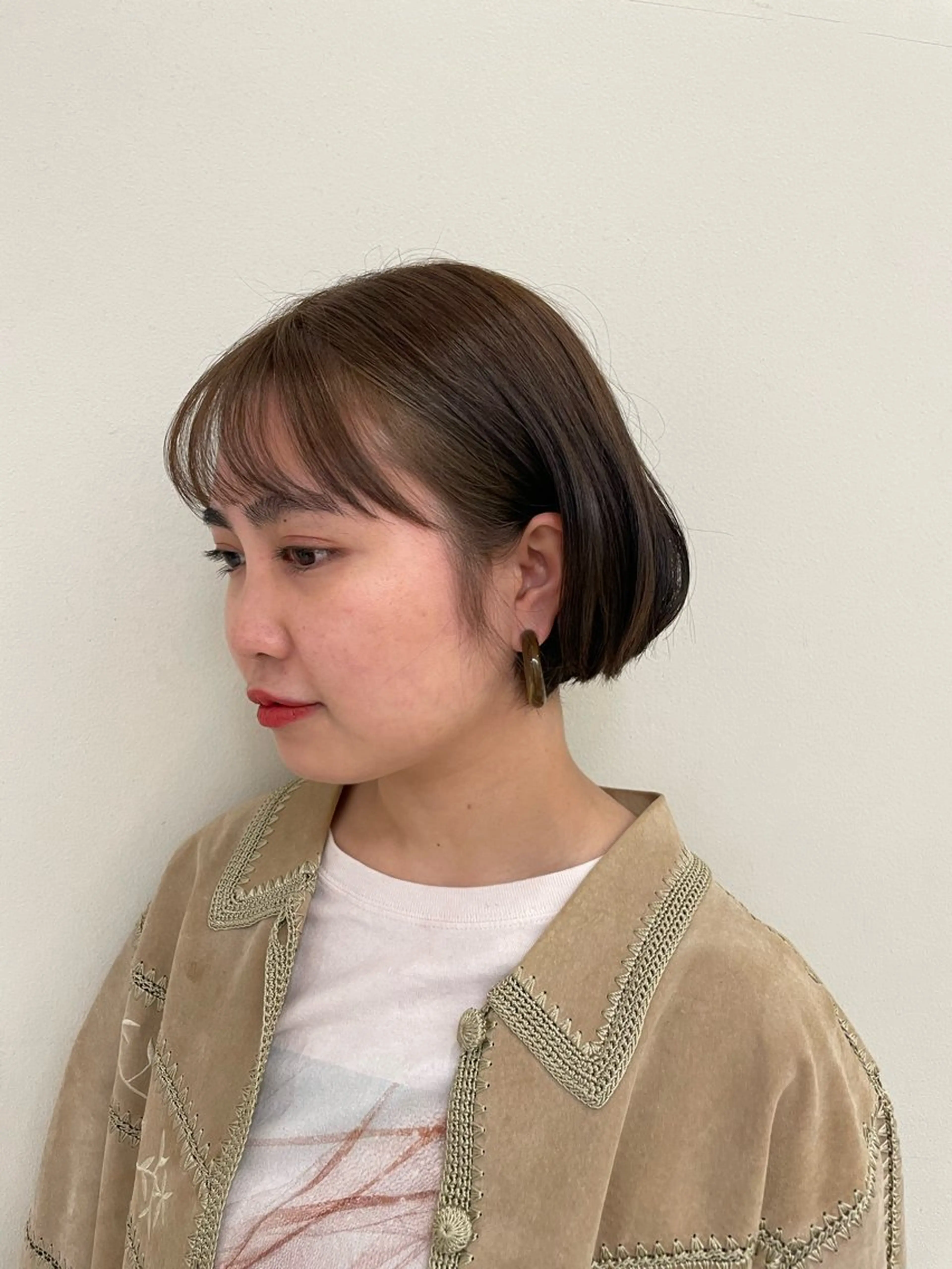 ショート カラー ボブ ヘッドスパ/カラー 葉月のヘアスタイル