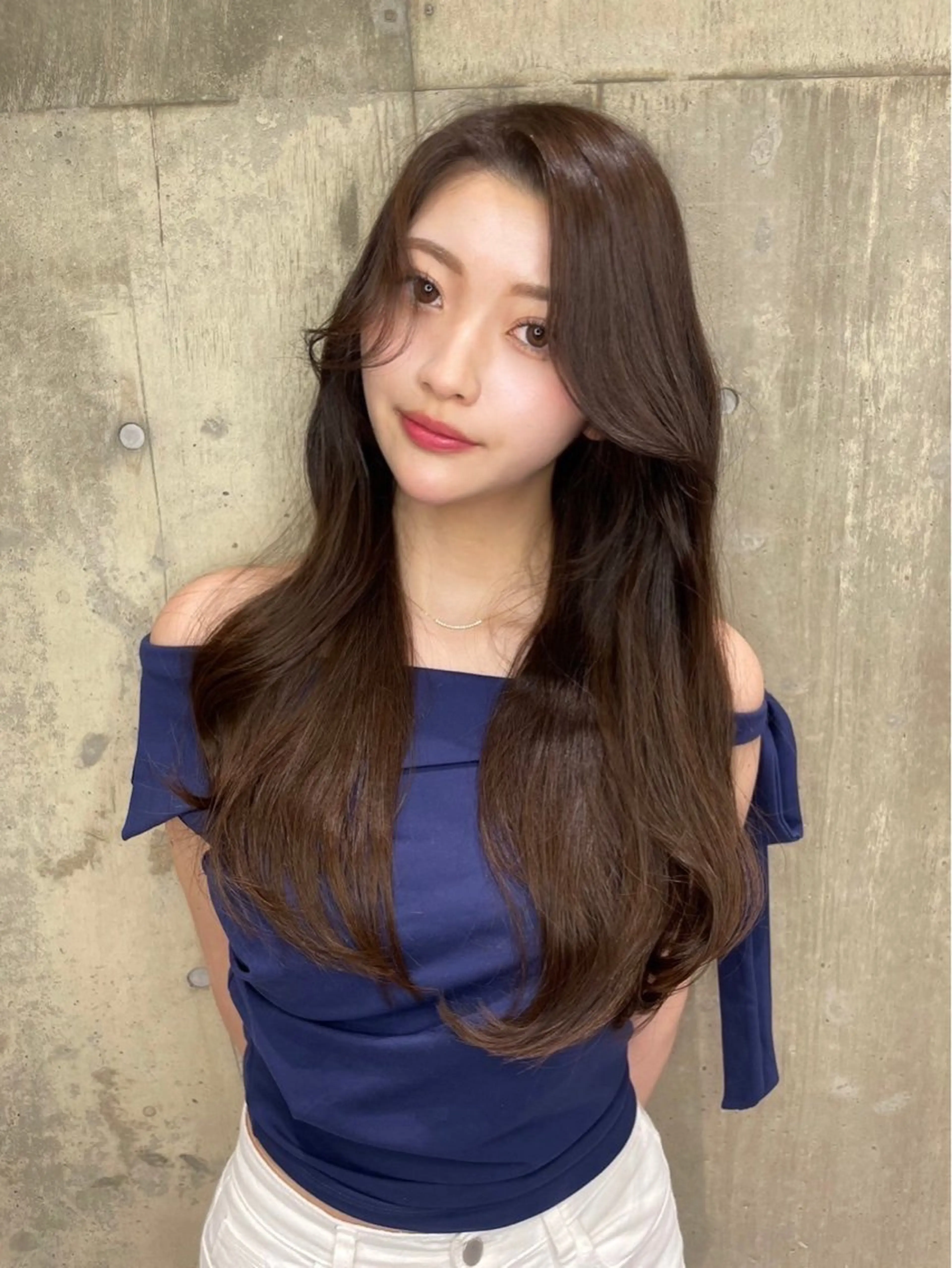 ロング カラー カット ヘアカラー トリートメント 寺島 圭人のヘアスタイル