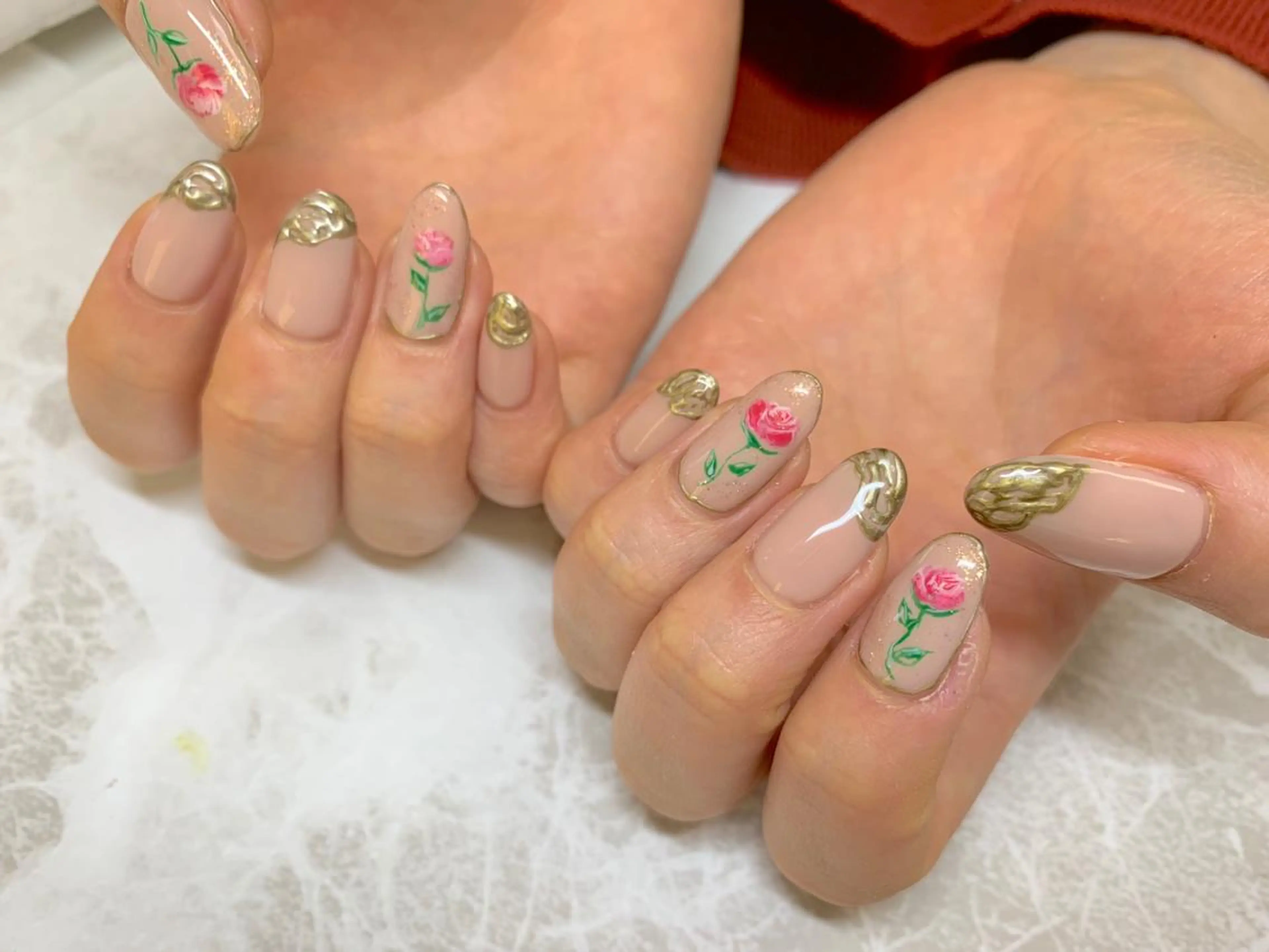 ネイル アートネイル ニュアンスネイル LULU LIMAのネイルデザイン