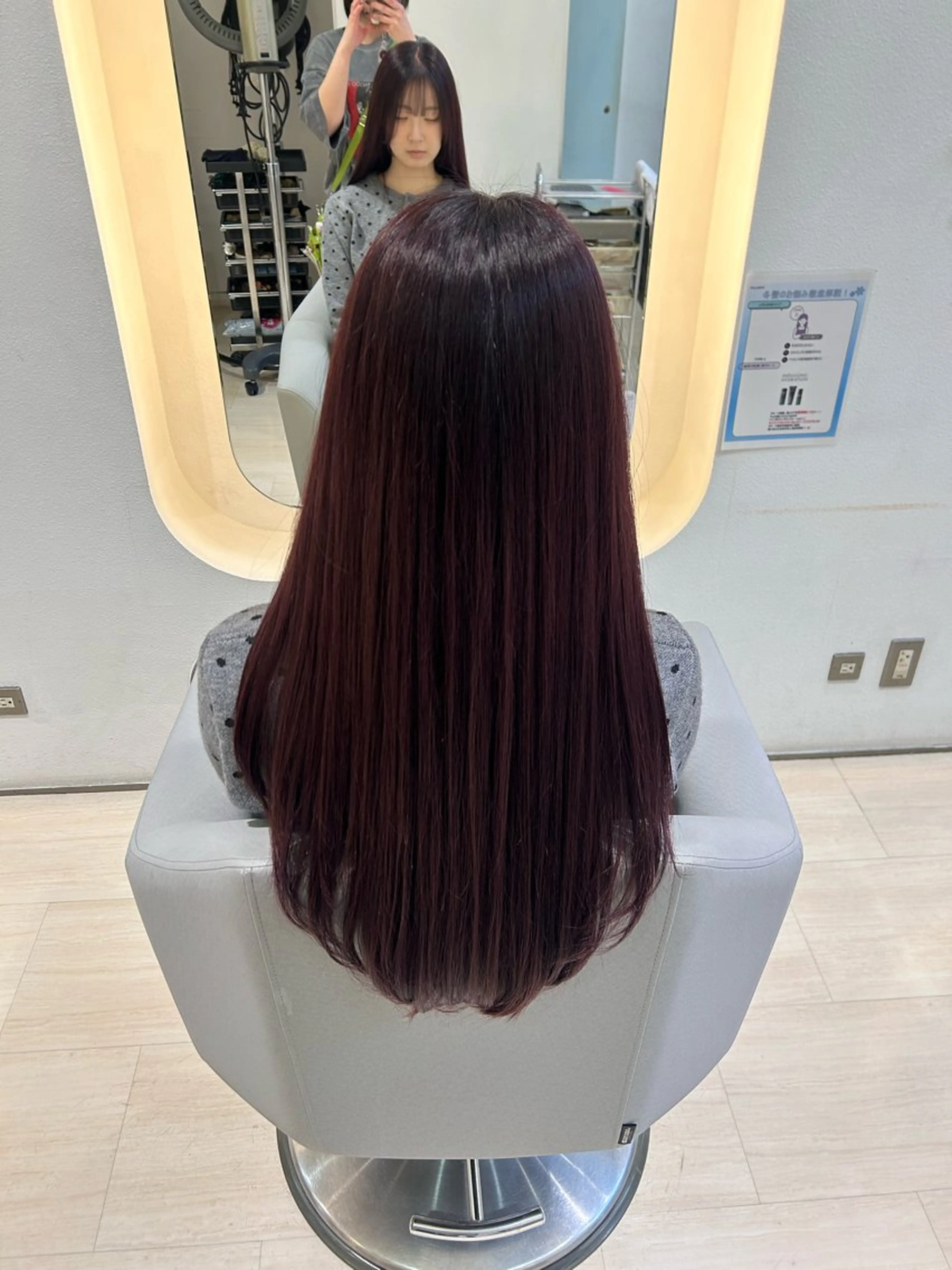 ロング カラー カット ヘアカラー 堀 日次のヘアスタイル