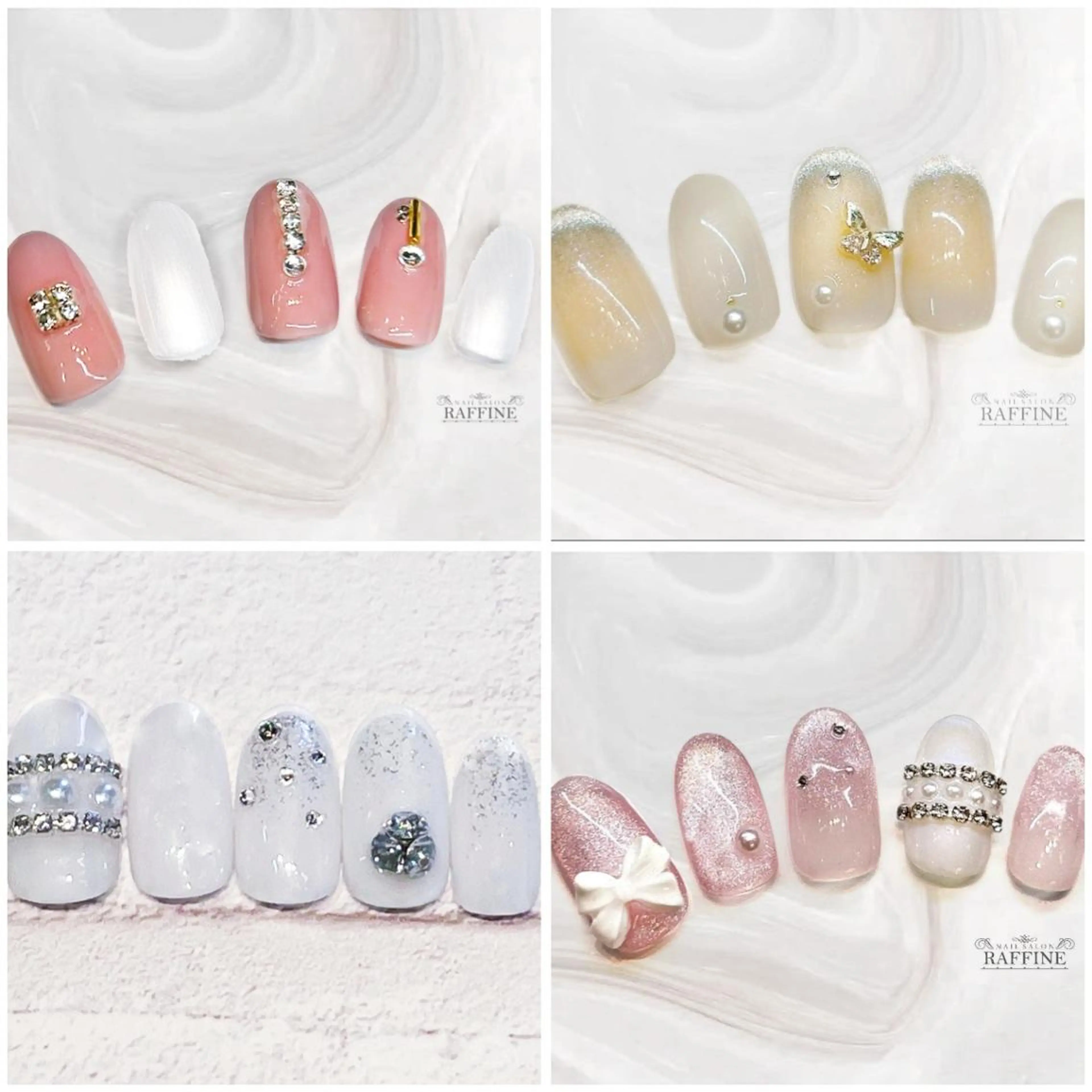 ネイル RAFFINE haru🦋🩵のネイルデザイン