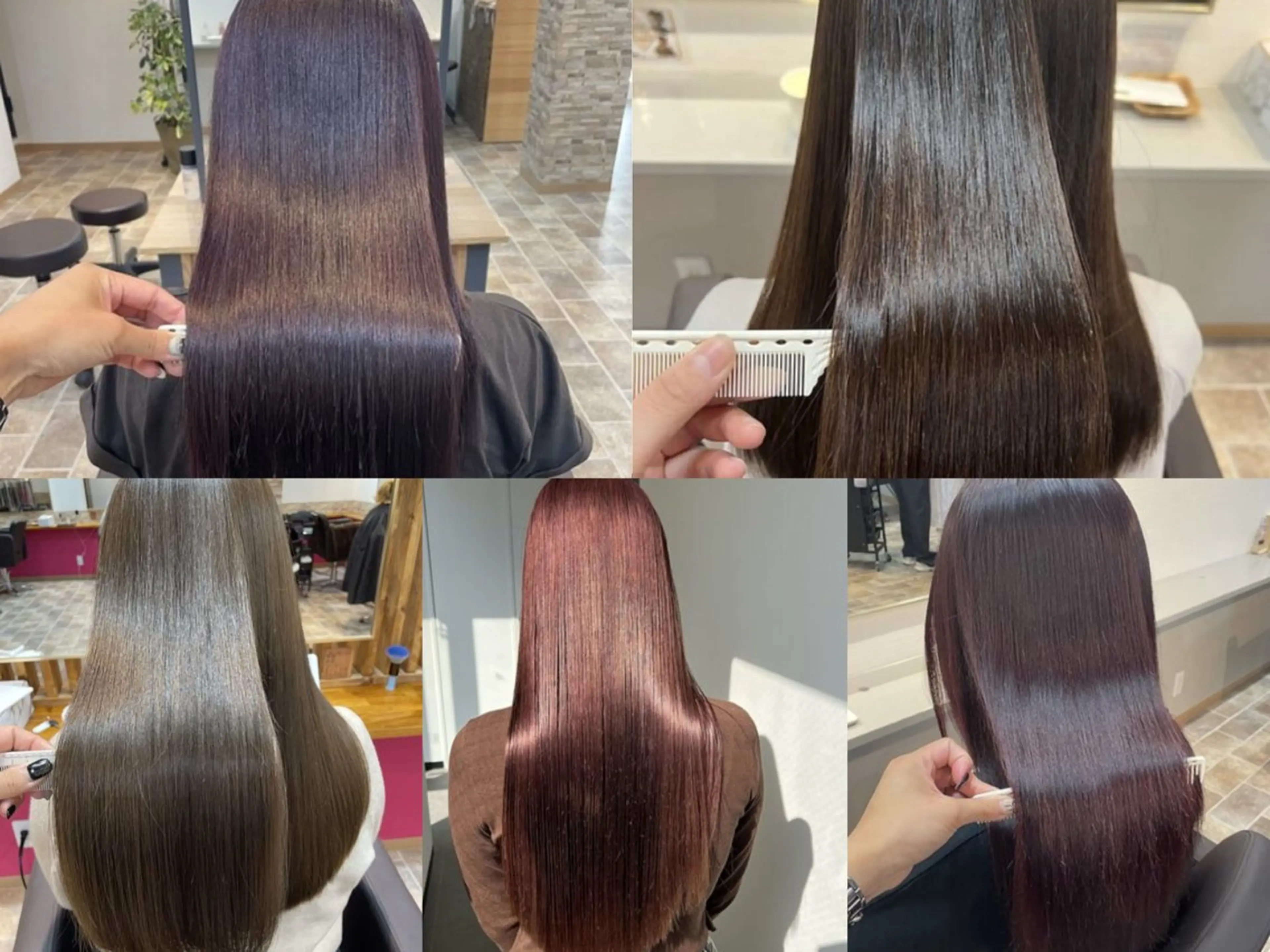 ロング ヘアカラー&縮毛矯正 STAR☆RIVERのヘアスタイル