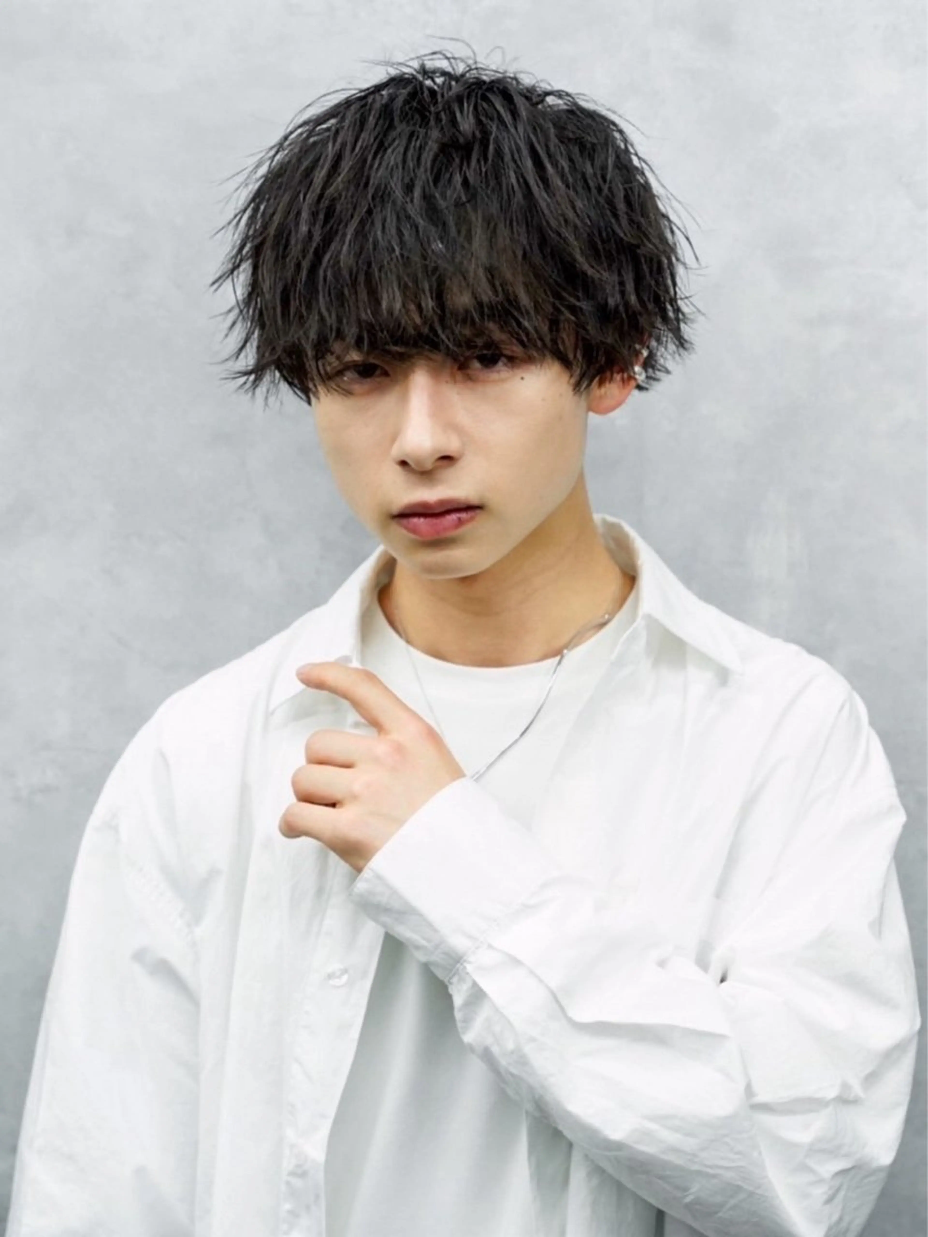 ミニモ限定【格安コース】メンズカット+パーマコース【ツイストスパイラル、波巻き、ニュアンス、フェザー◎】の写真