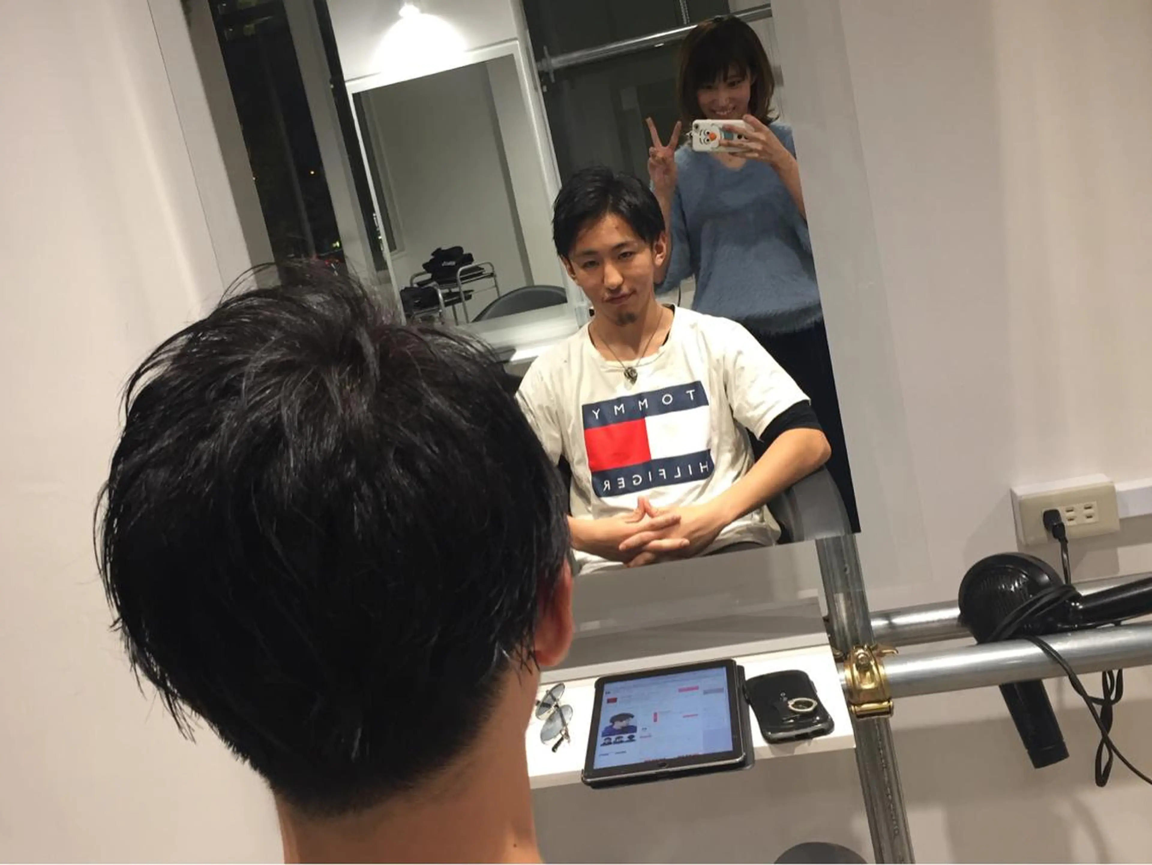 メンズ BABY 艶髪暗髪ヘア💖達人のヘアスタイル