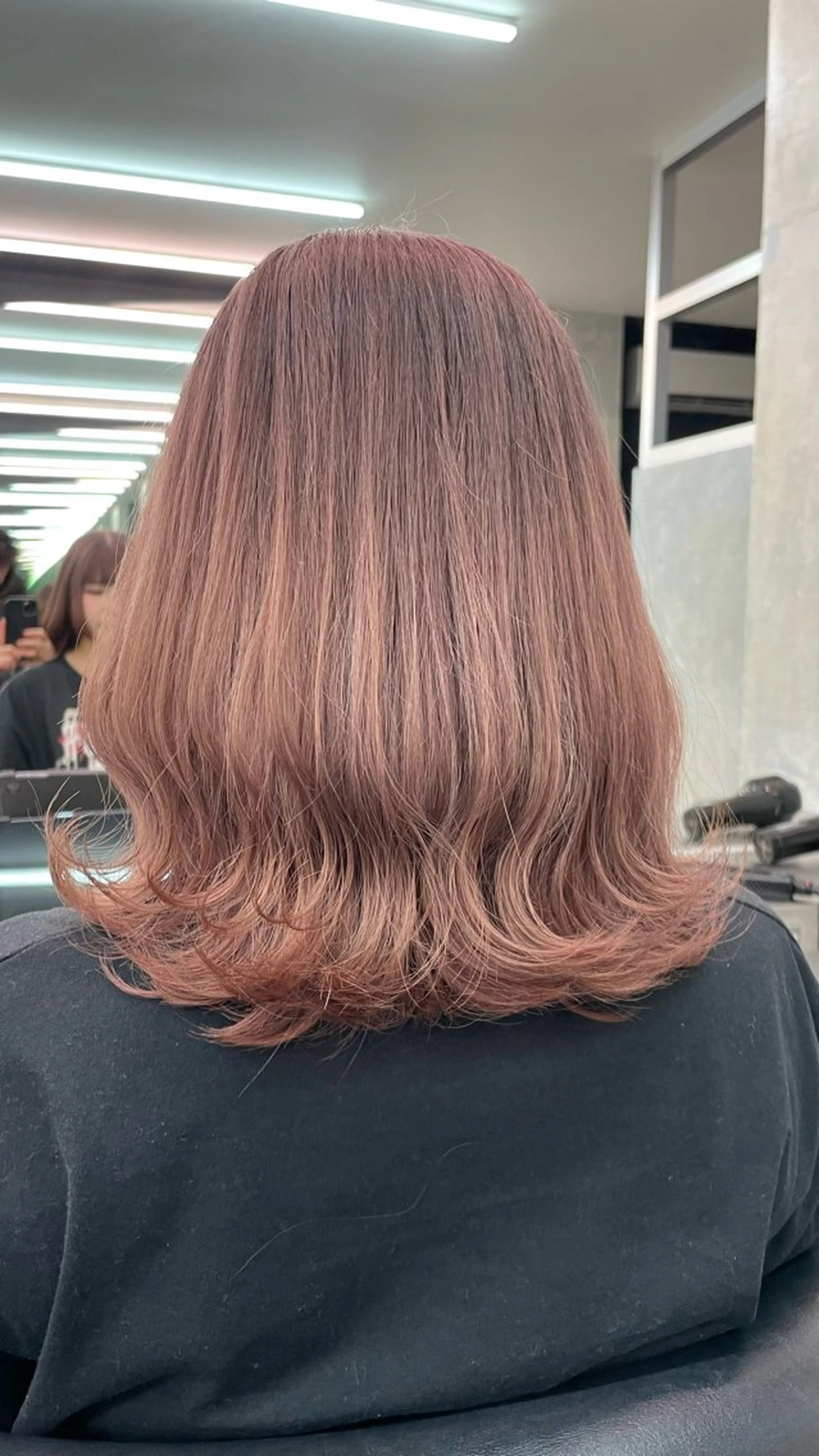 ミディアム カラー ヘアカラー 森田 夏美のヘアスタイル