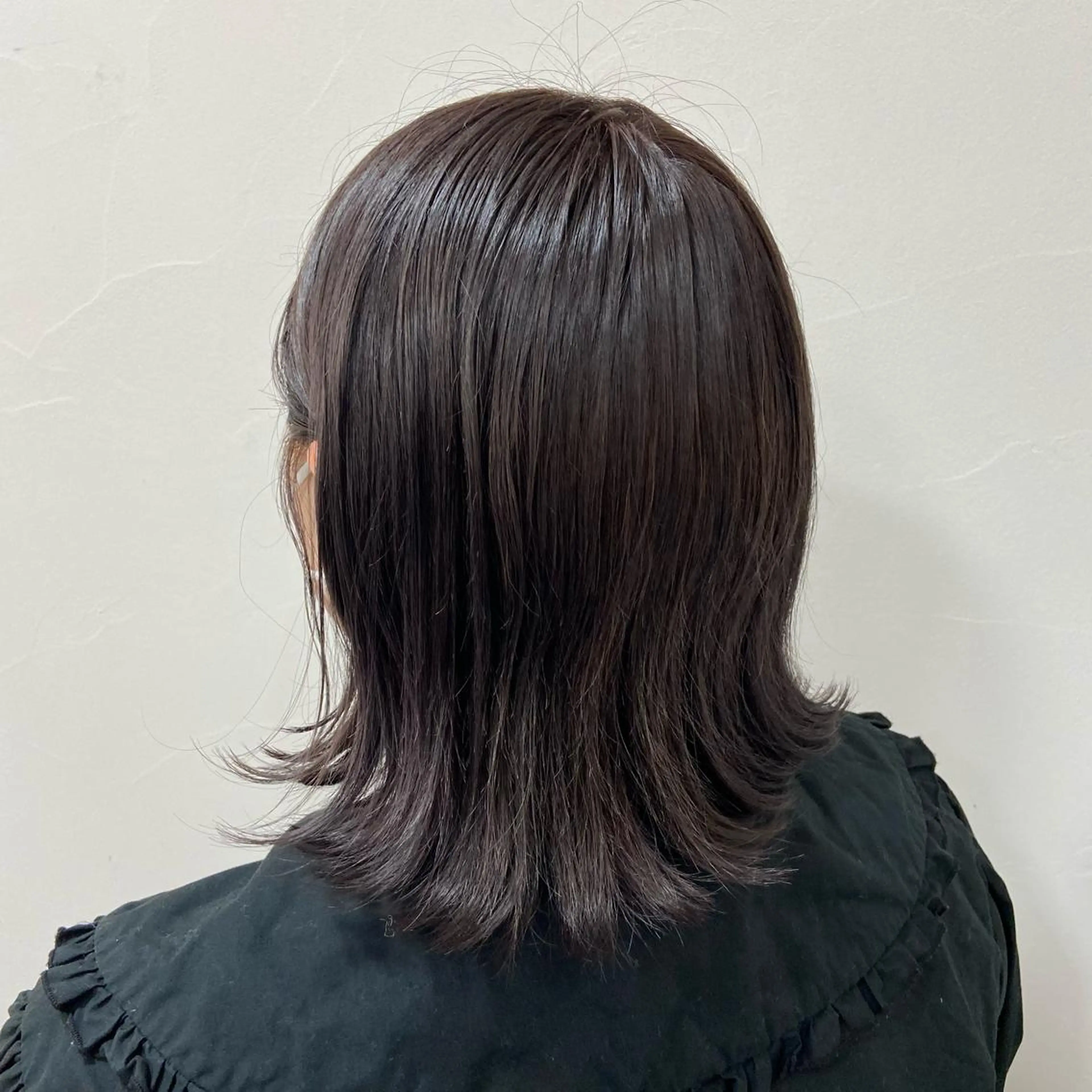 ミディアム カラー ベージュカラー ブリーチ ラベンダーカラー ラベンダーベージュ ブリーチなしカラー Luce大宮所属・Luce 杉本のヘアスタイル