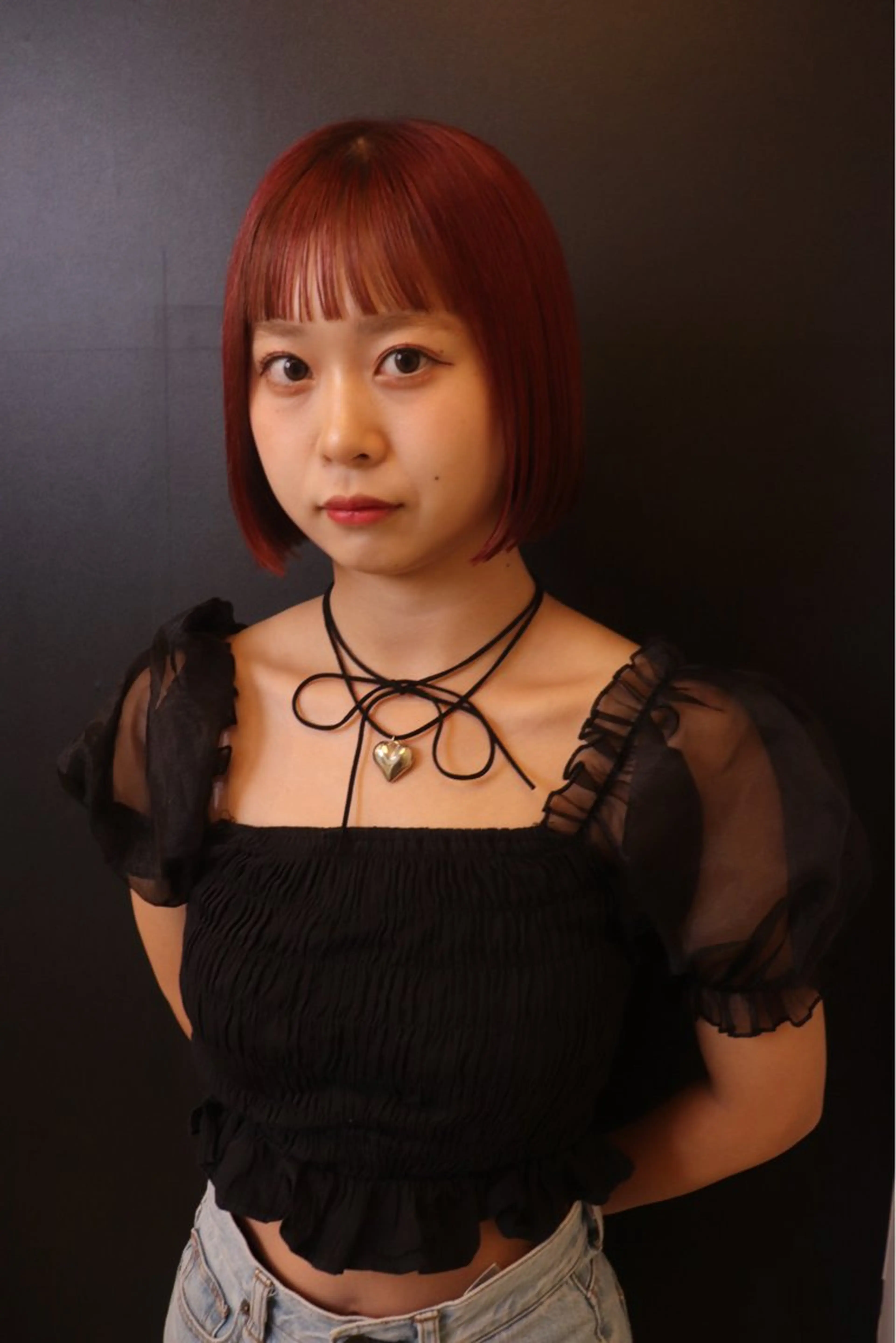 ミディアム カラー ヘアアレンジ @kyoniyy KYONIのヘアスタイル