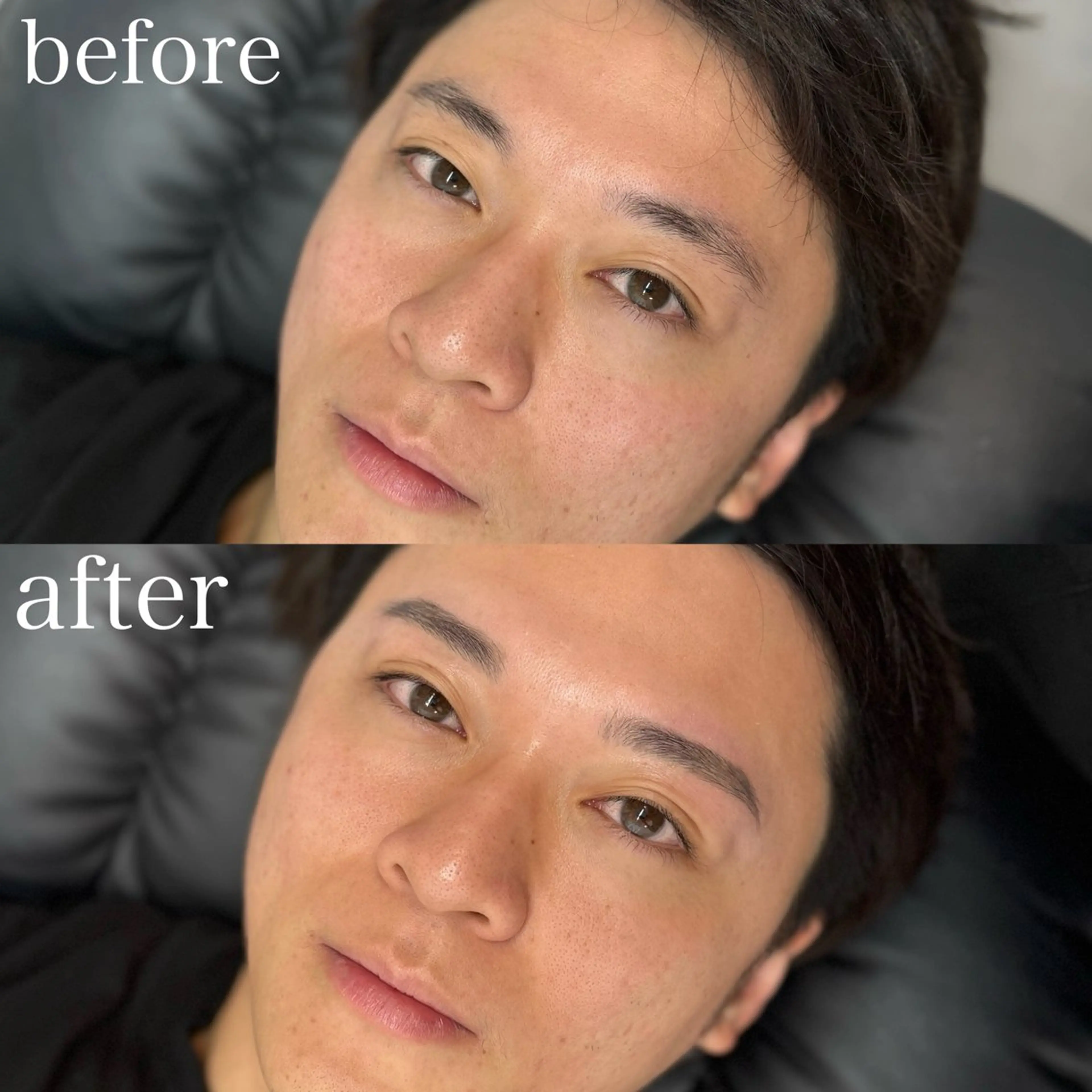 メンズ アイブロウ メンズアイブロウ 眉毛ワックス脱毛 JuBilee所属・MIHO ミホの眉毛・アイブロウイメージ