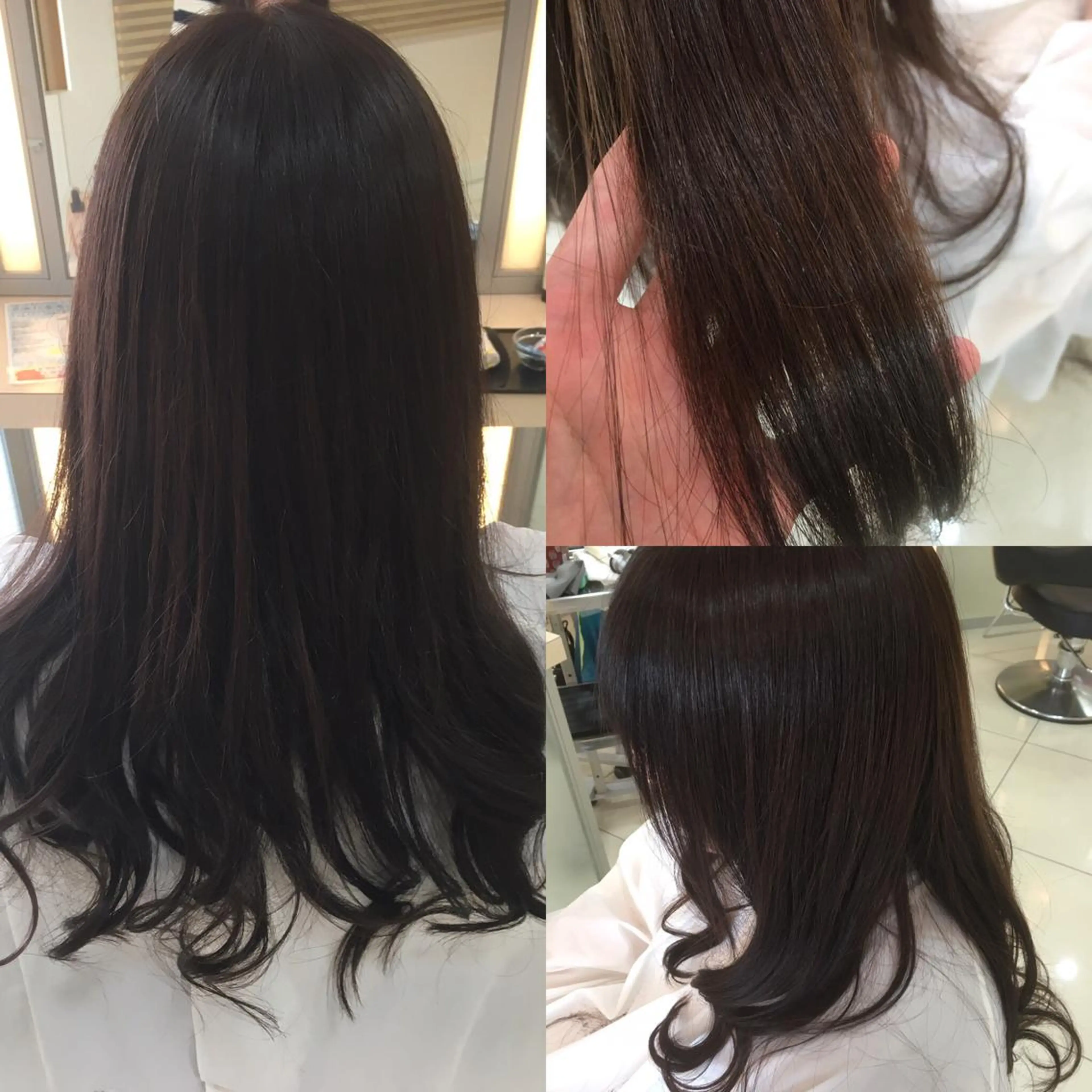 ロング カラー アッシュ ブルーカラー ブルーアッシュ 透明感カラー 永井 大希のヘアスタイル