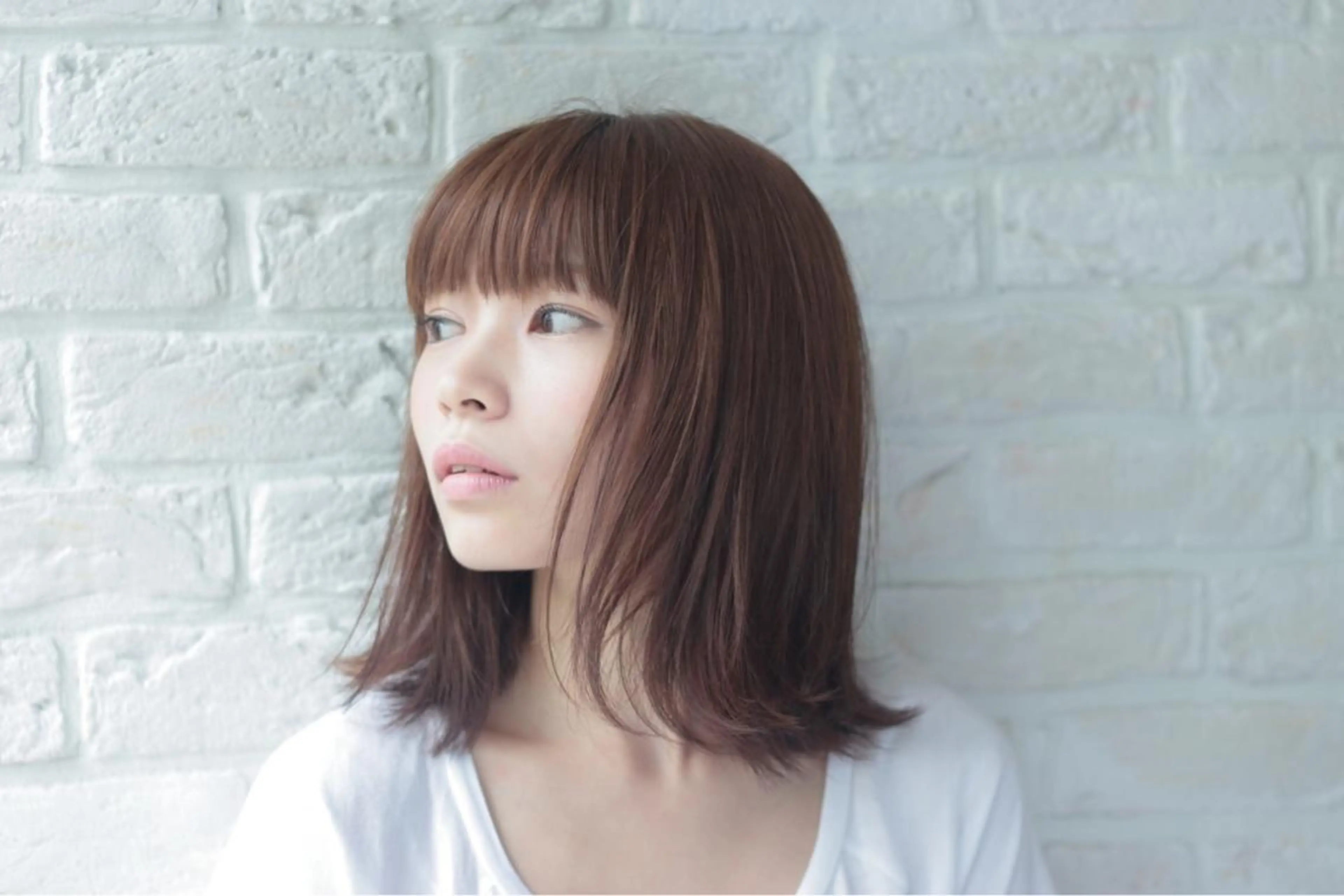 ミディアム gite カワムラナオキのヘアスタイル