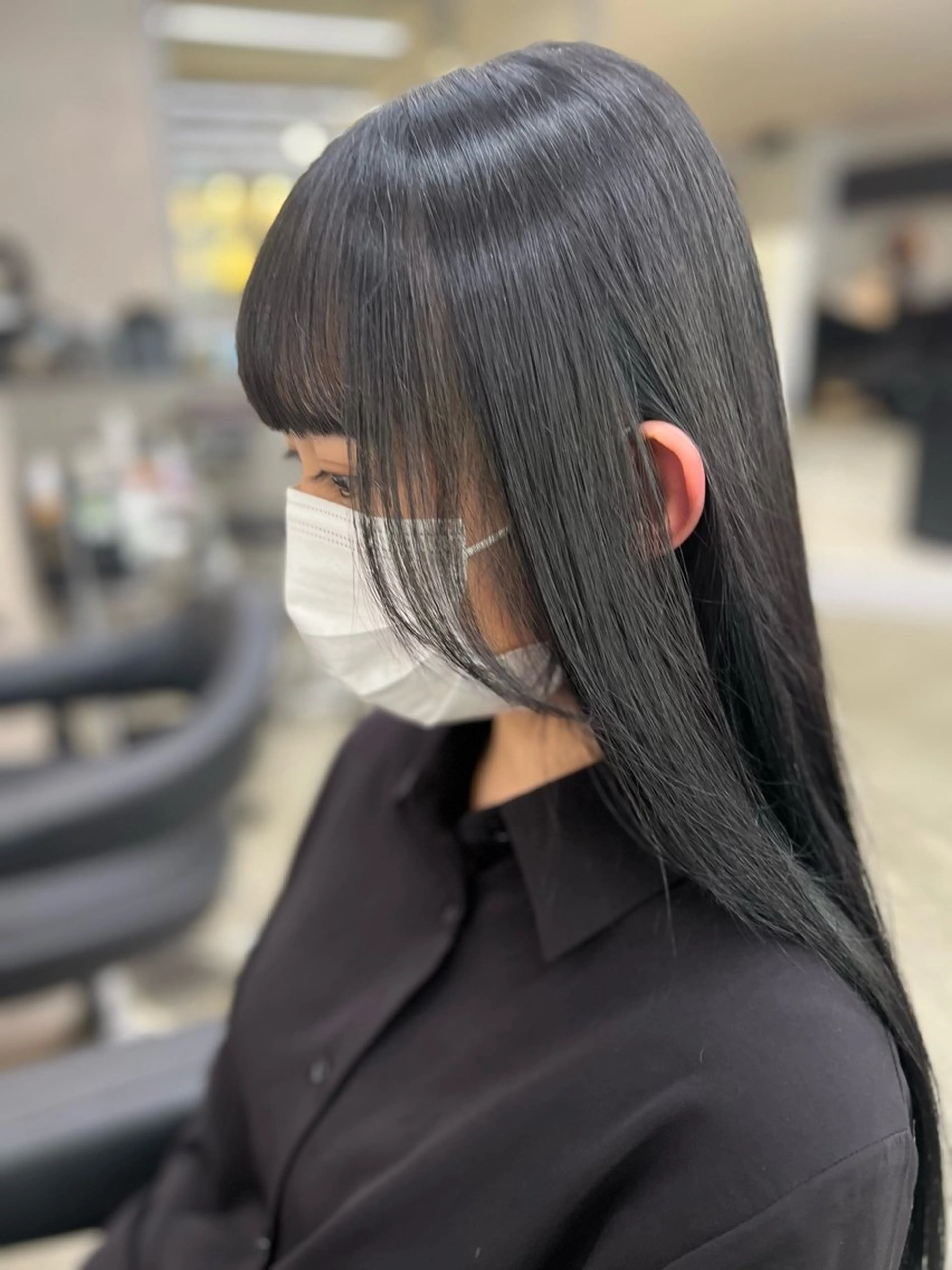 ロング カラー カット ヘアカラー トリートメント 韓国レイヤーカット /REIのヘアスタイル