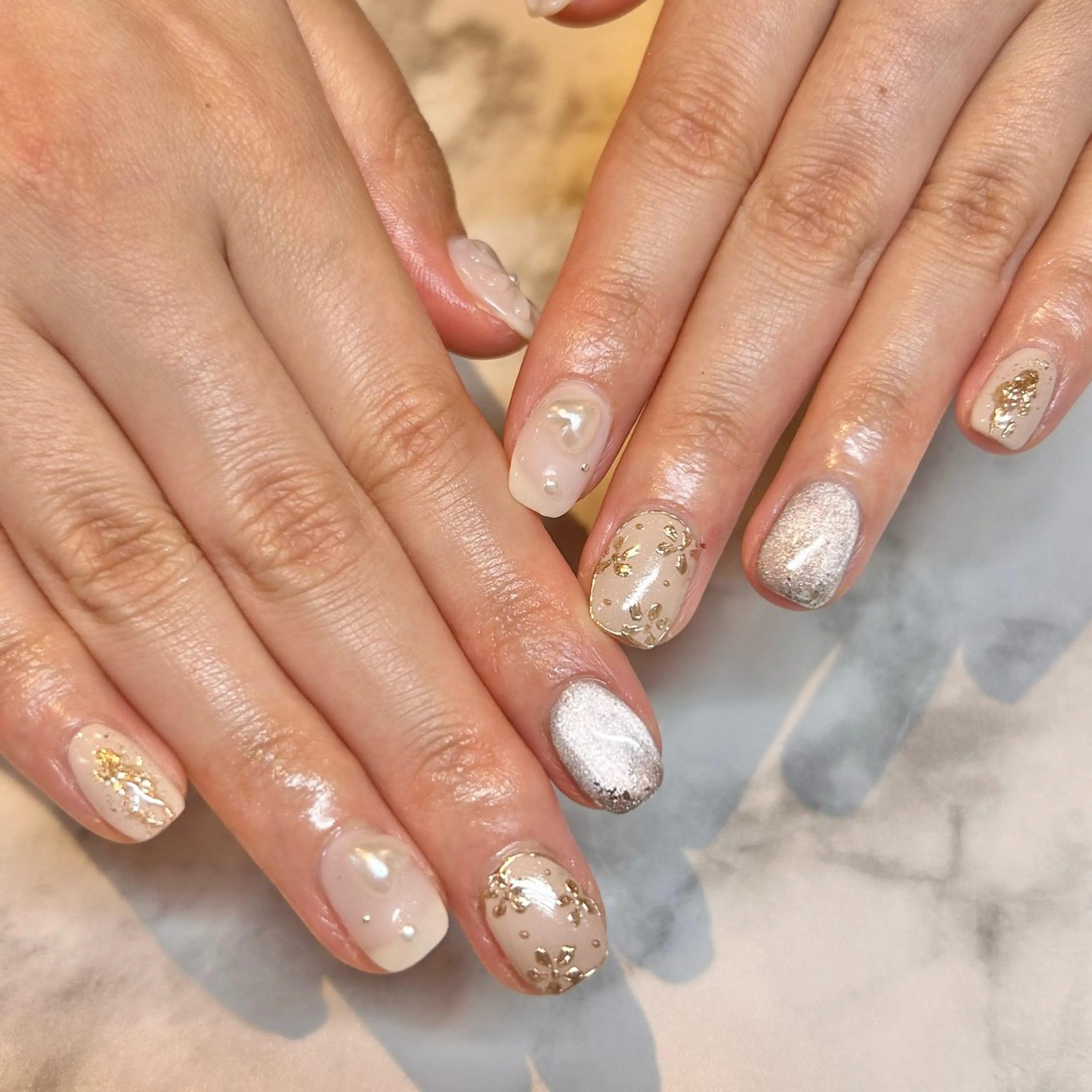 ネイル ハンドネイル Bianca栄店 みさとのネイルデザイン