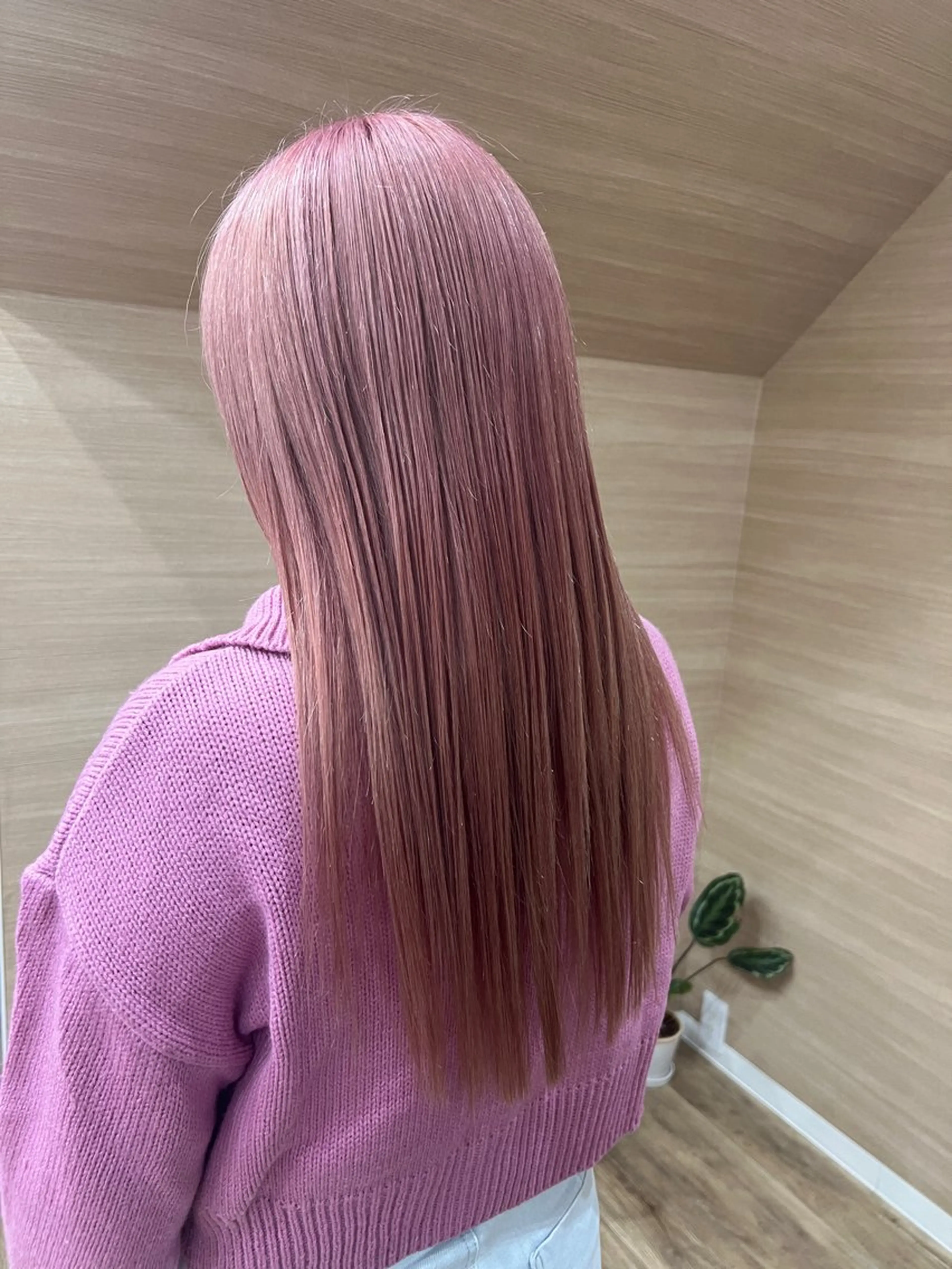 ロング カラー ピンクカラー バイオレットカラー 🍇おぐら めぐみ🍇のヘアスタイル