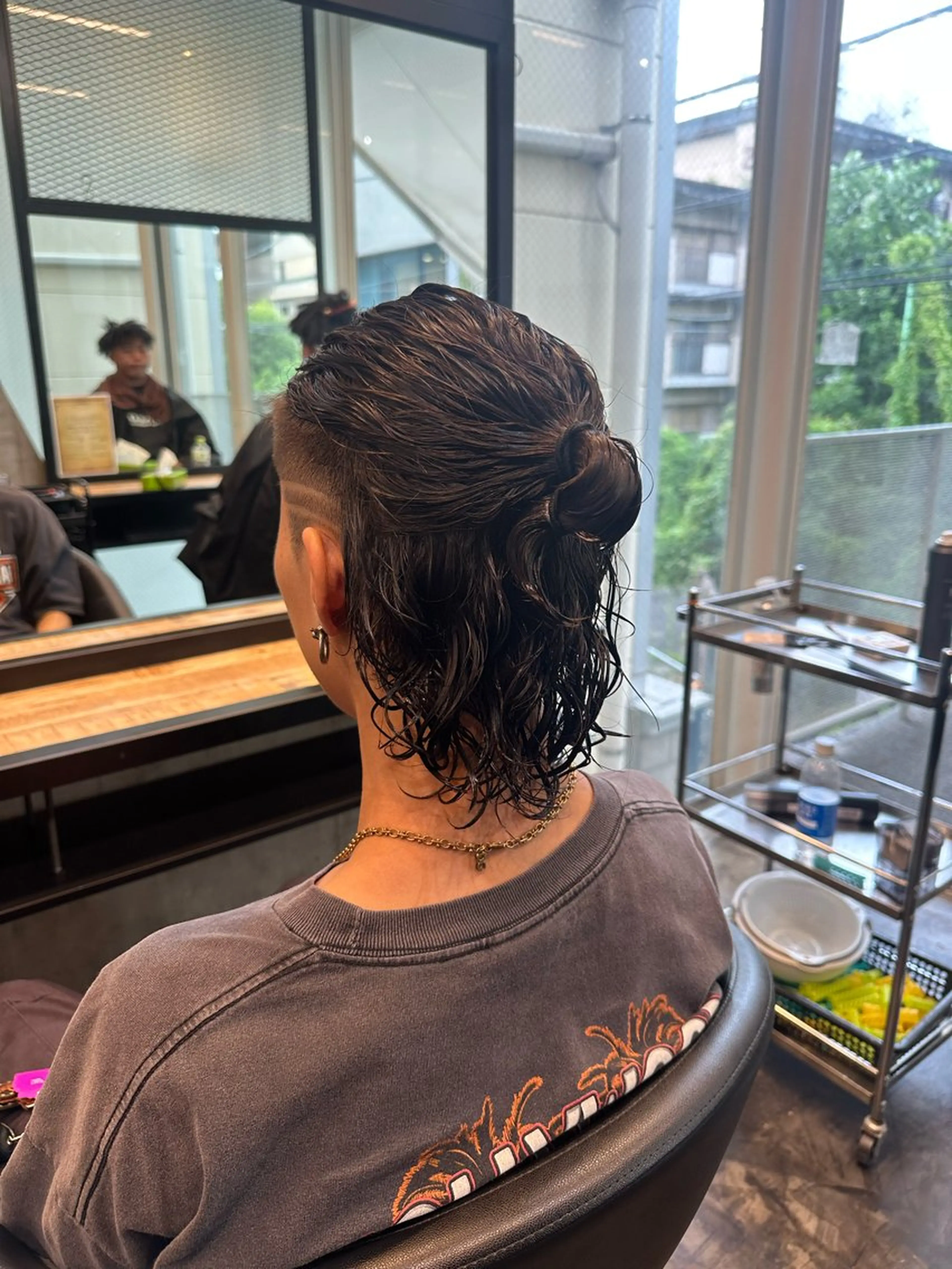 ロング パーマ メンズ メンズパーマ スパイラルパーマ カット パーマ トリートメント ツイスパ/メンズ パーマ/歩夢のヘアスタイル