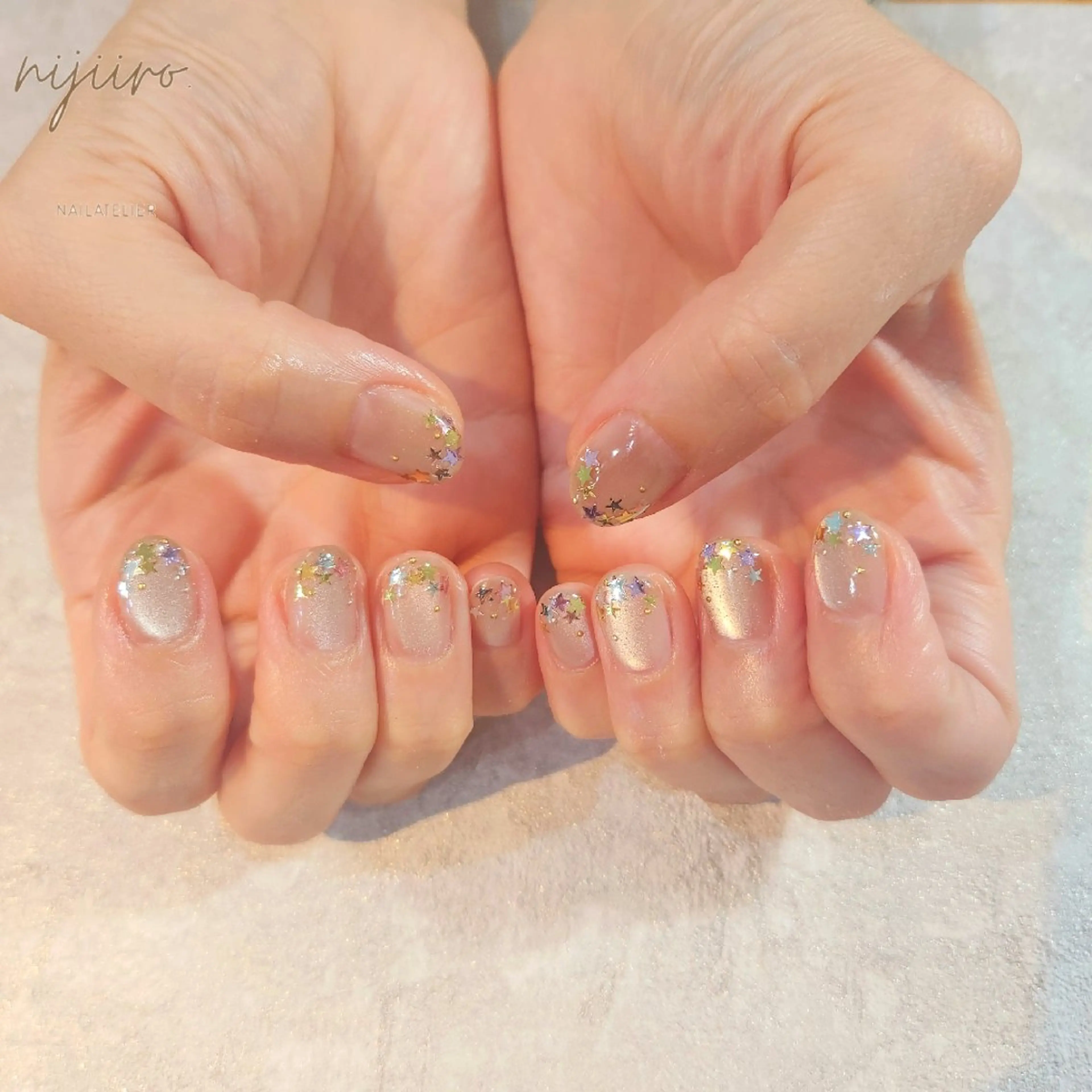 ネイル ハンドネイル nailatelier nijiiro.所属・nijiiro🌈 サトウのネイルデザイン