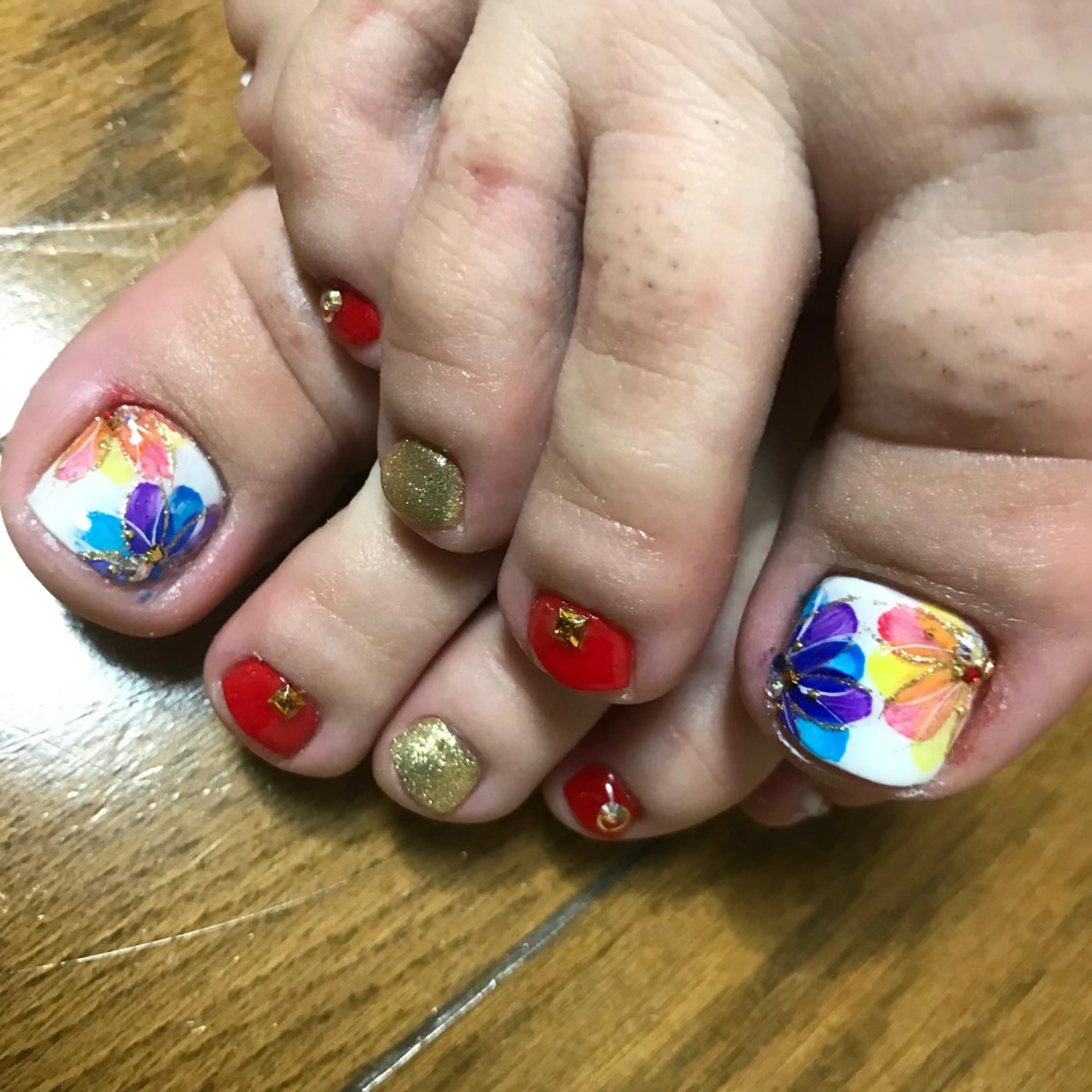 ネイル アートネイル フットネイル 安藤 Charlotteのネイルデザイン