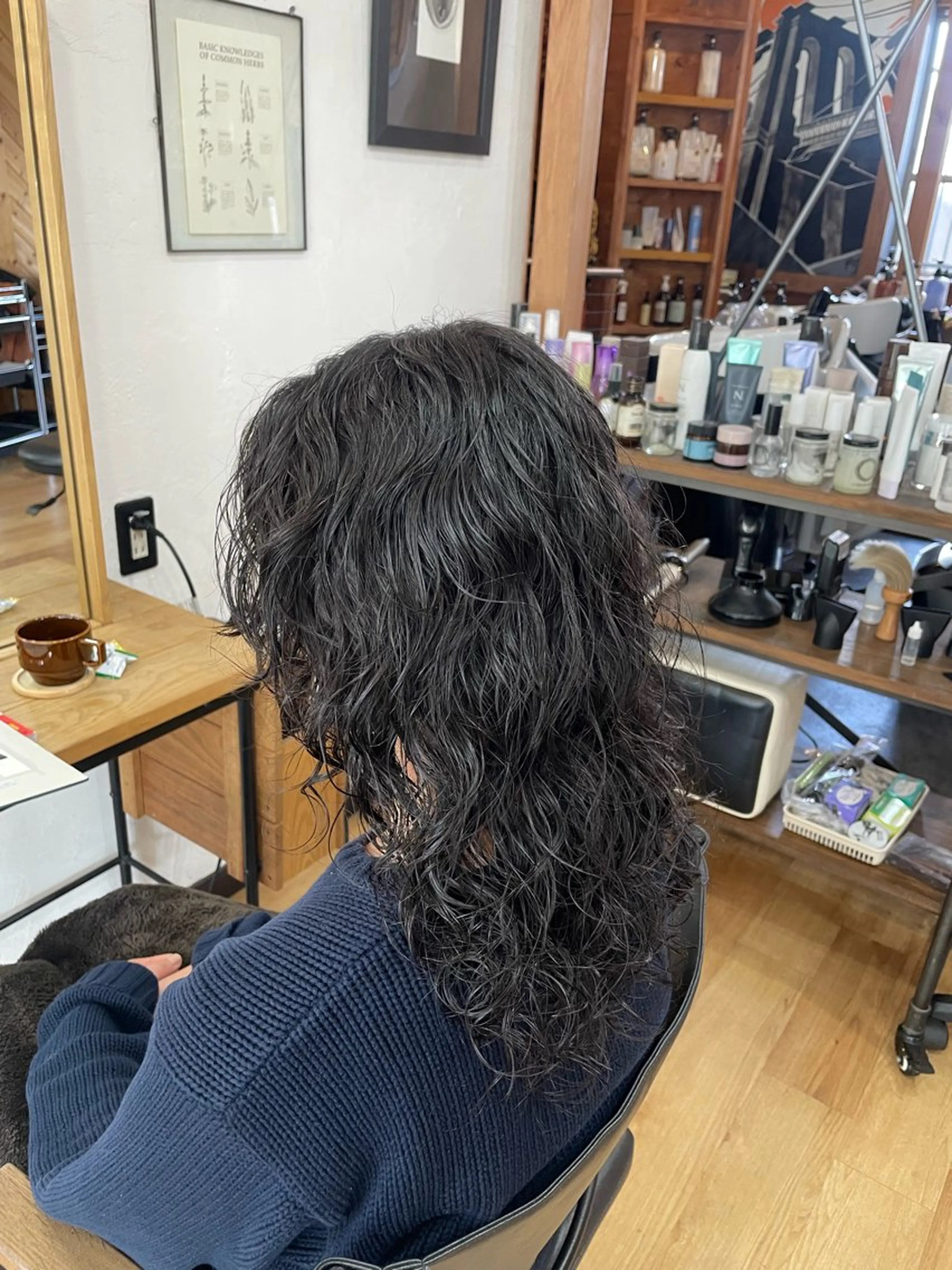 ロング パーマ カット パーマ BRIDGE HAIR所属・Nana 🫧のヘアスタイル