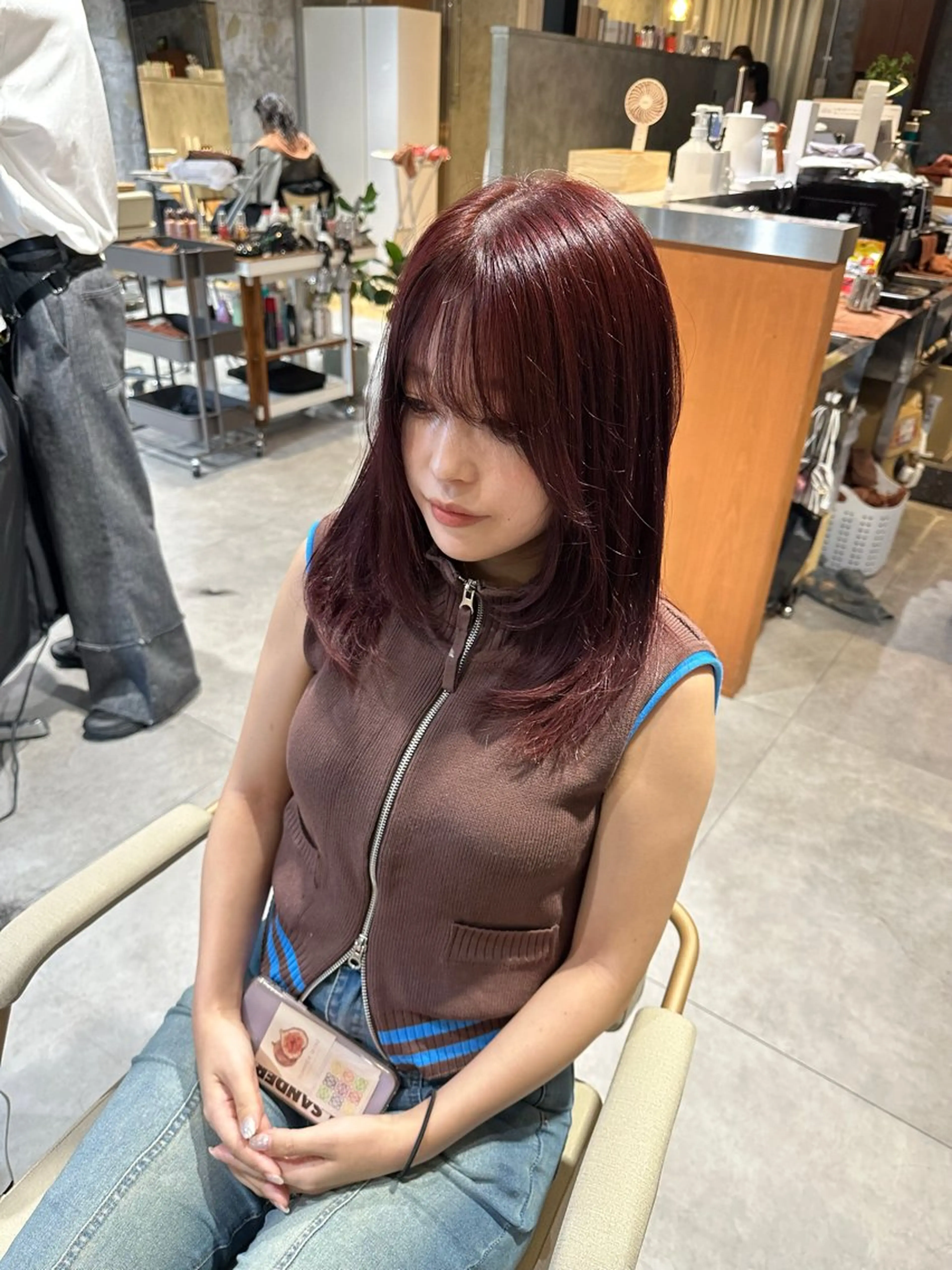 【暖色にしたい方限定】髪質改善ケアカラーの写真