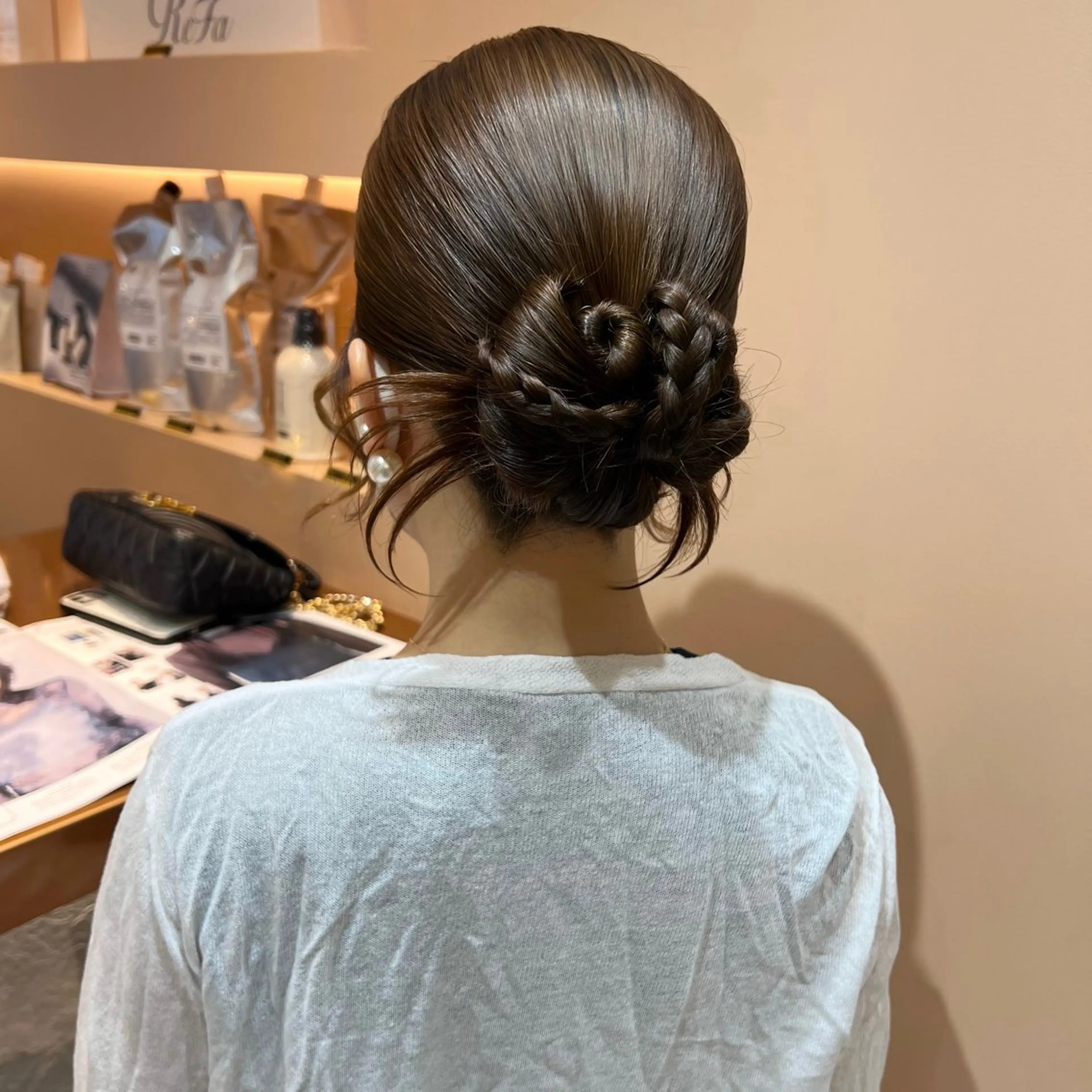 セミロング ヘアアレンジ ヘアセット ✨カチモリ✨レイヤー 韓国ヘア🇰🇷ゆいのヘアスタイル