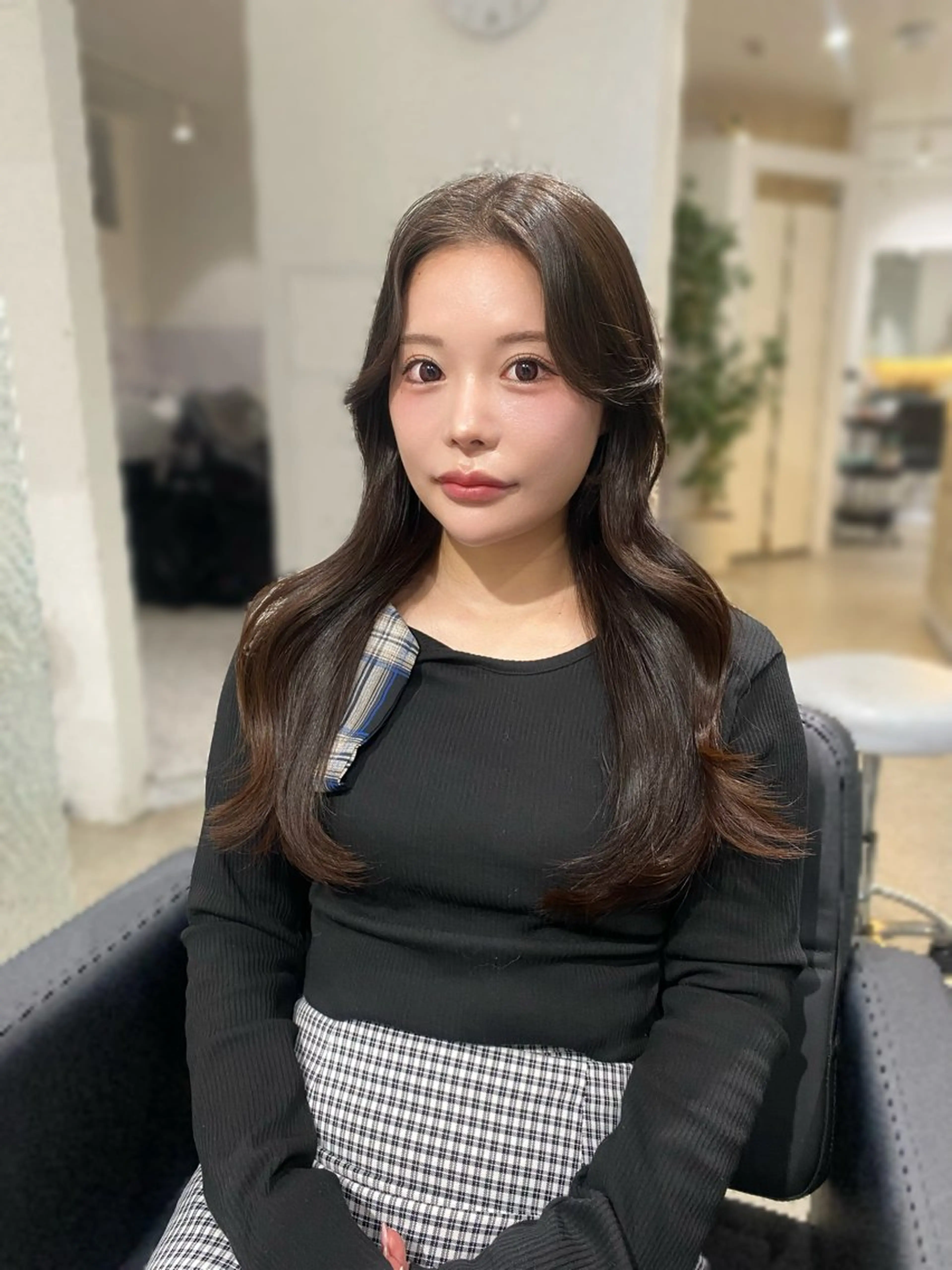 ロング カット ヘアカラー トリートメント AO所属・RISAKO 艶髪モテヘア🎀府中のヘアスタイル