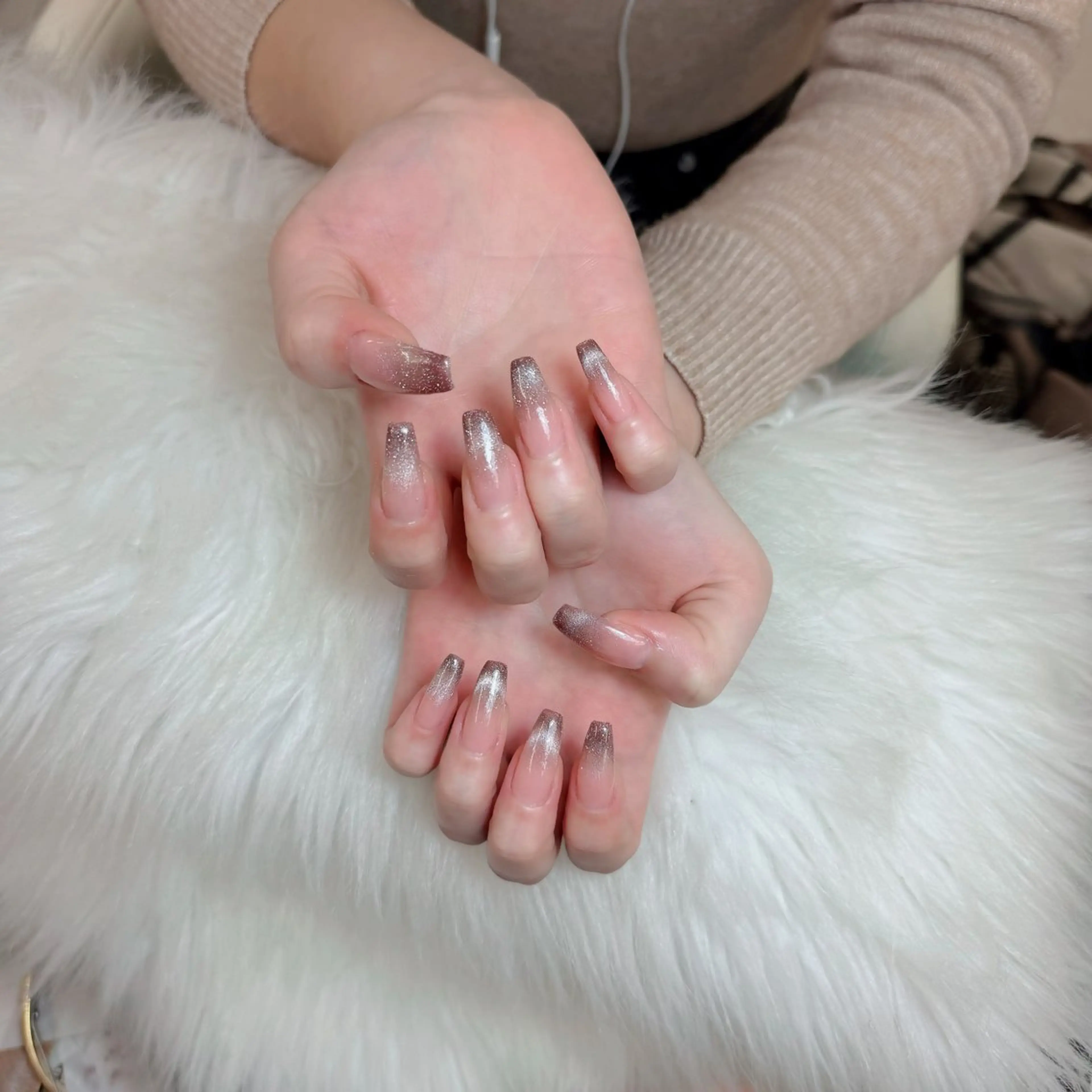 ネイル アートネイル フレンチネイル ジェルネイル 韓国ネイル マグネットネイル Lenie Shinokuboのネイルデザイン