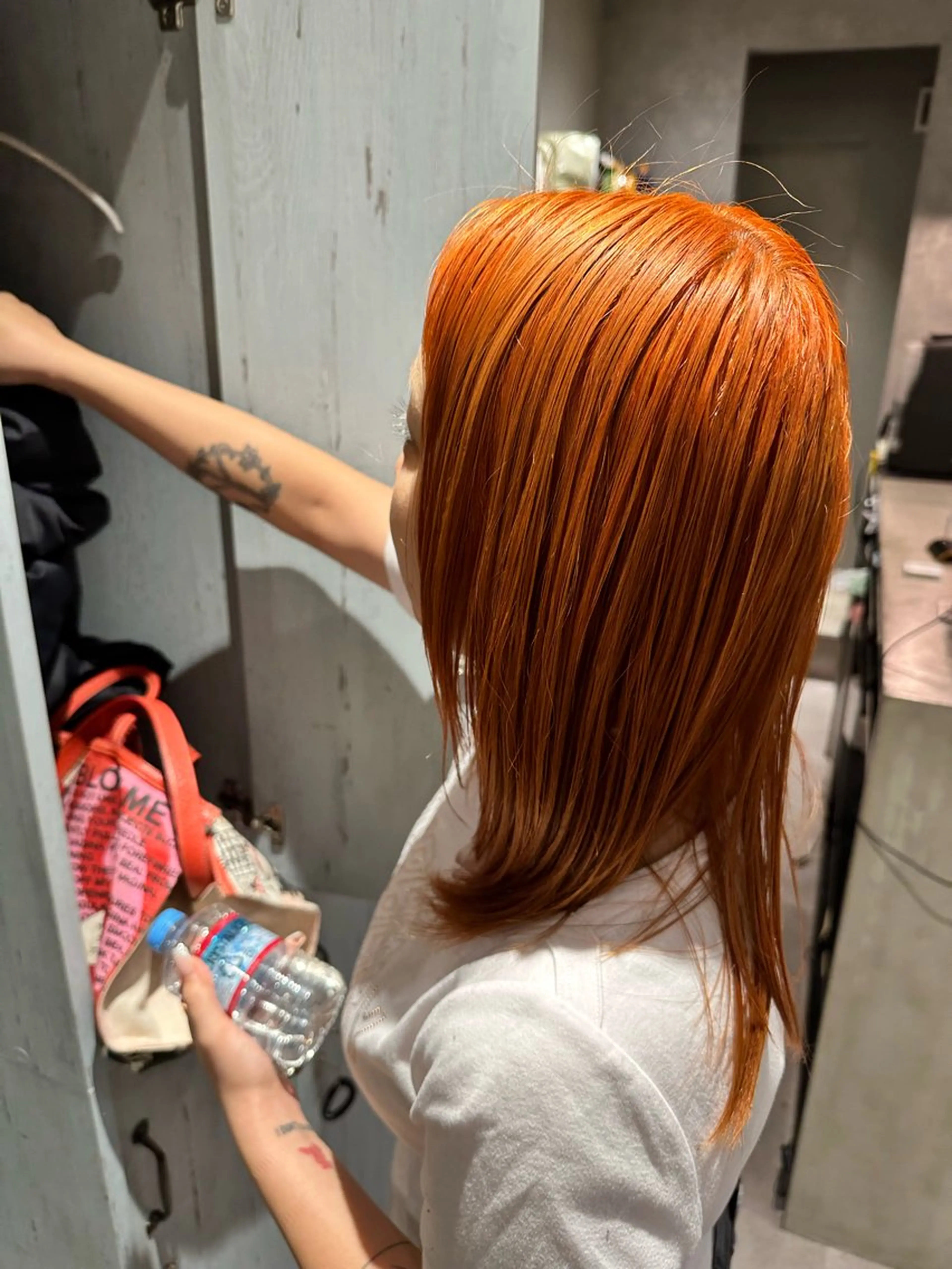 セミロング カラー ヘアカラー 韓国風/オシャレ /縮毛矯正/滝口琴未のヘアスタイル