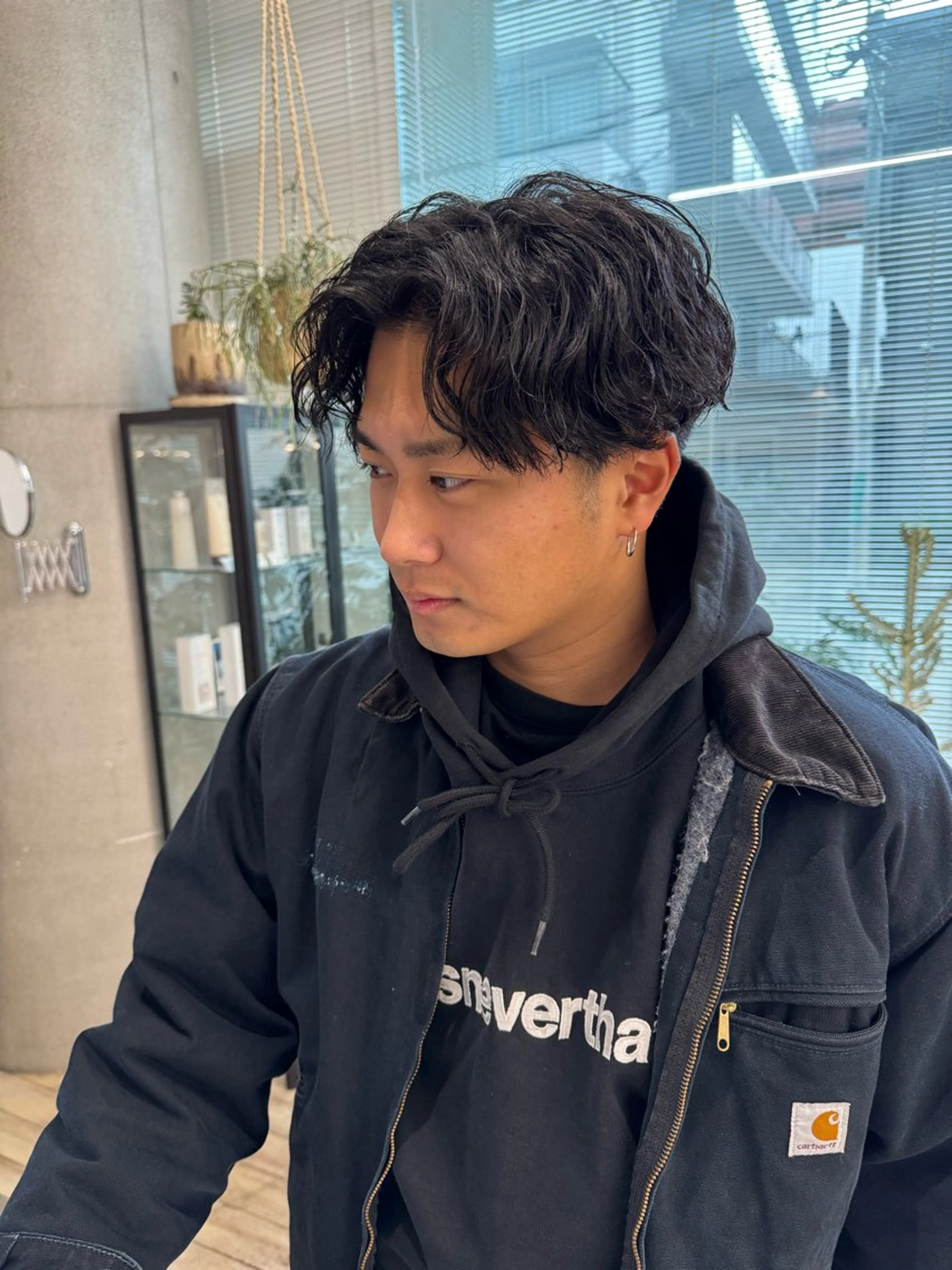 ショート パーマ カット TRUCKIN UP THE PATH所属・さとう けんたのヘアスタイル