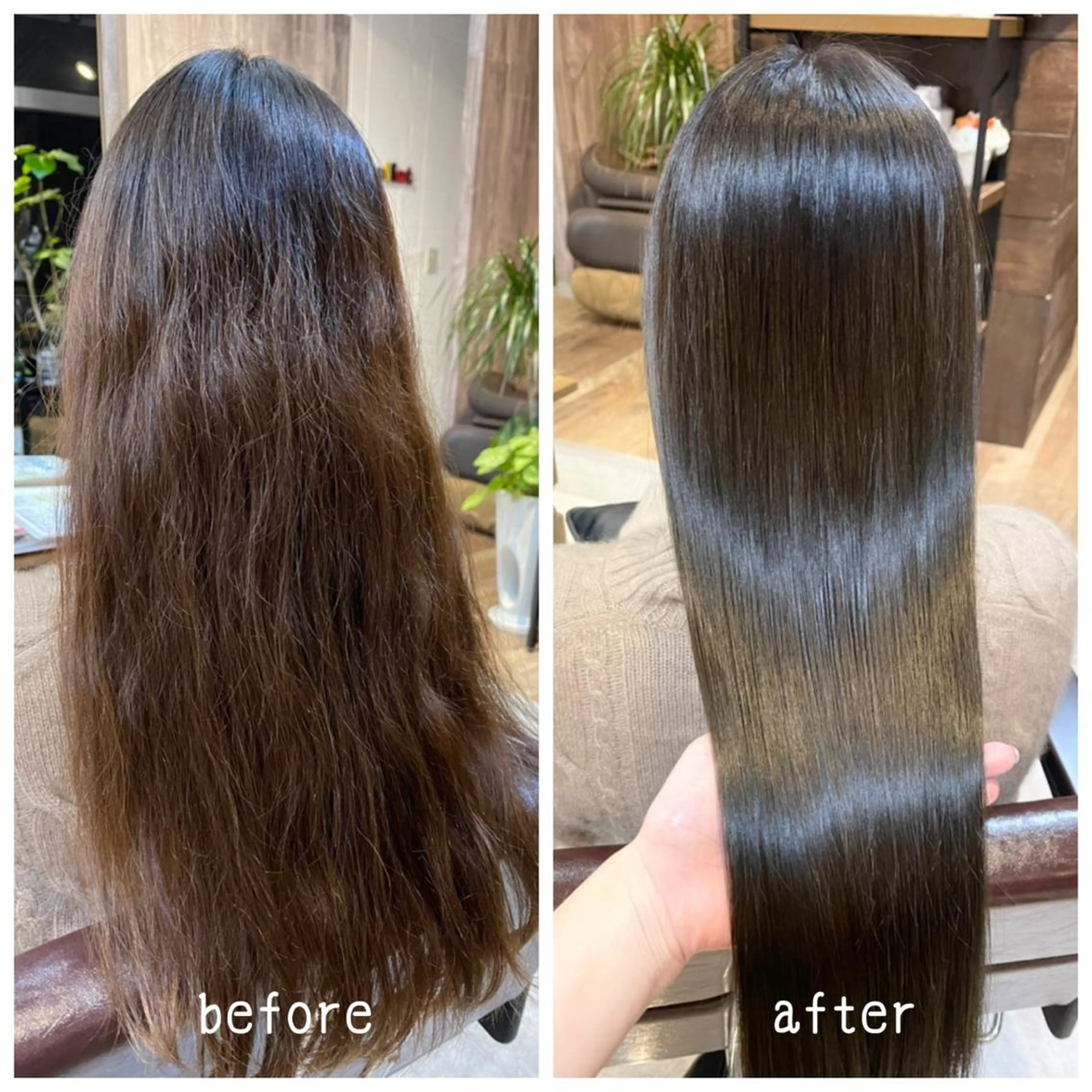 ロング カラー 髪質改善 ヘアカラー トリートメント i  plus＋所属・髪質改善で 憧れの潤艶美髪にのヘアスタイル