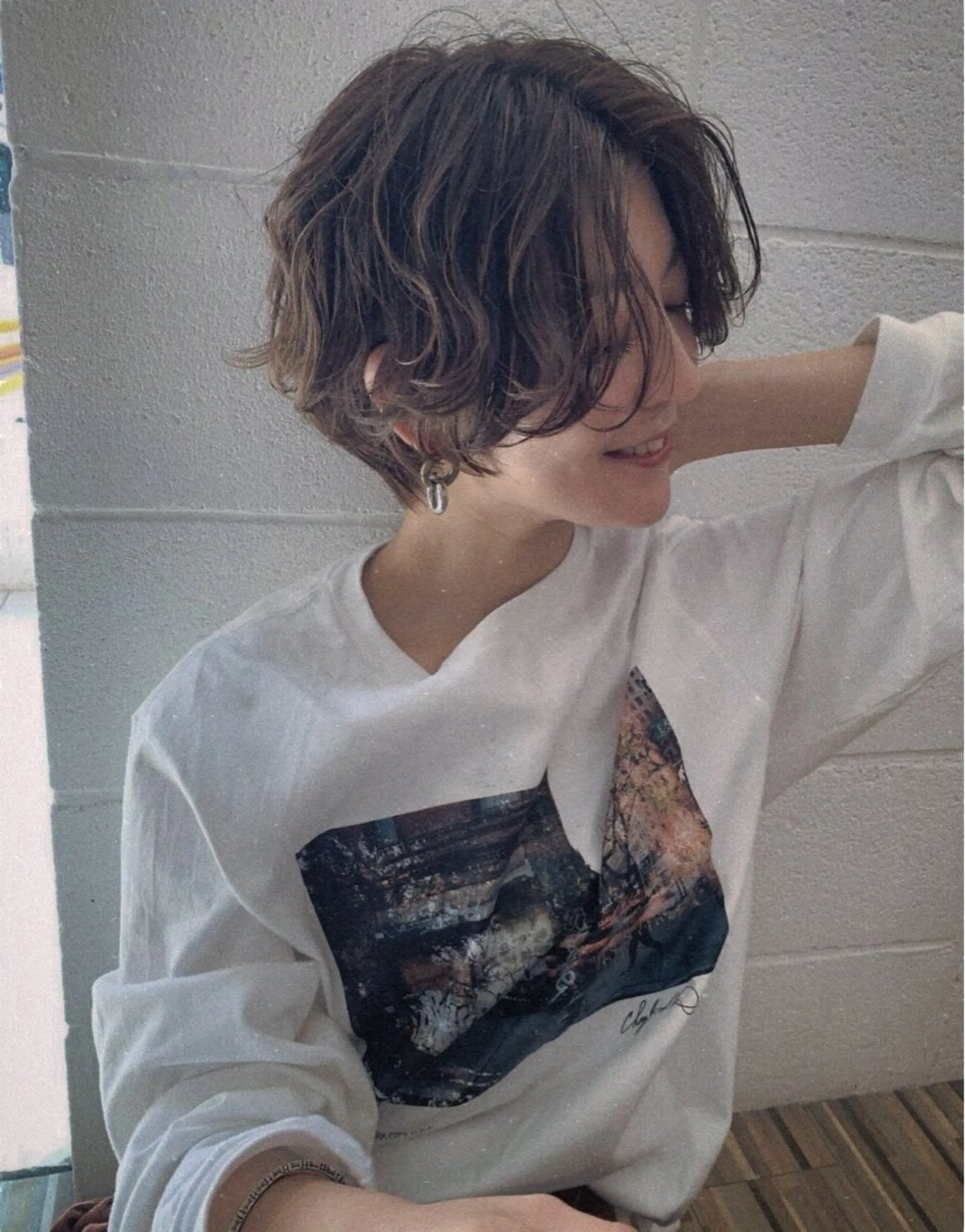 ⚠️🆘1/17(土)限定無料🌟女性らしいシルエットに💞ショートパーマ【調整カット+パーマ+シャンプーブロー】の写真