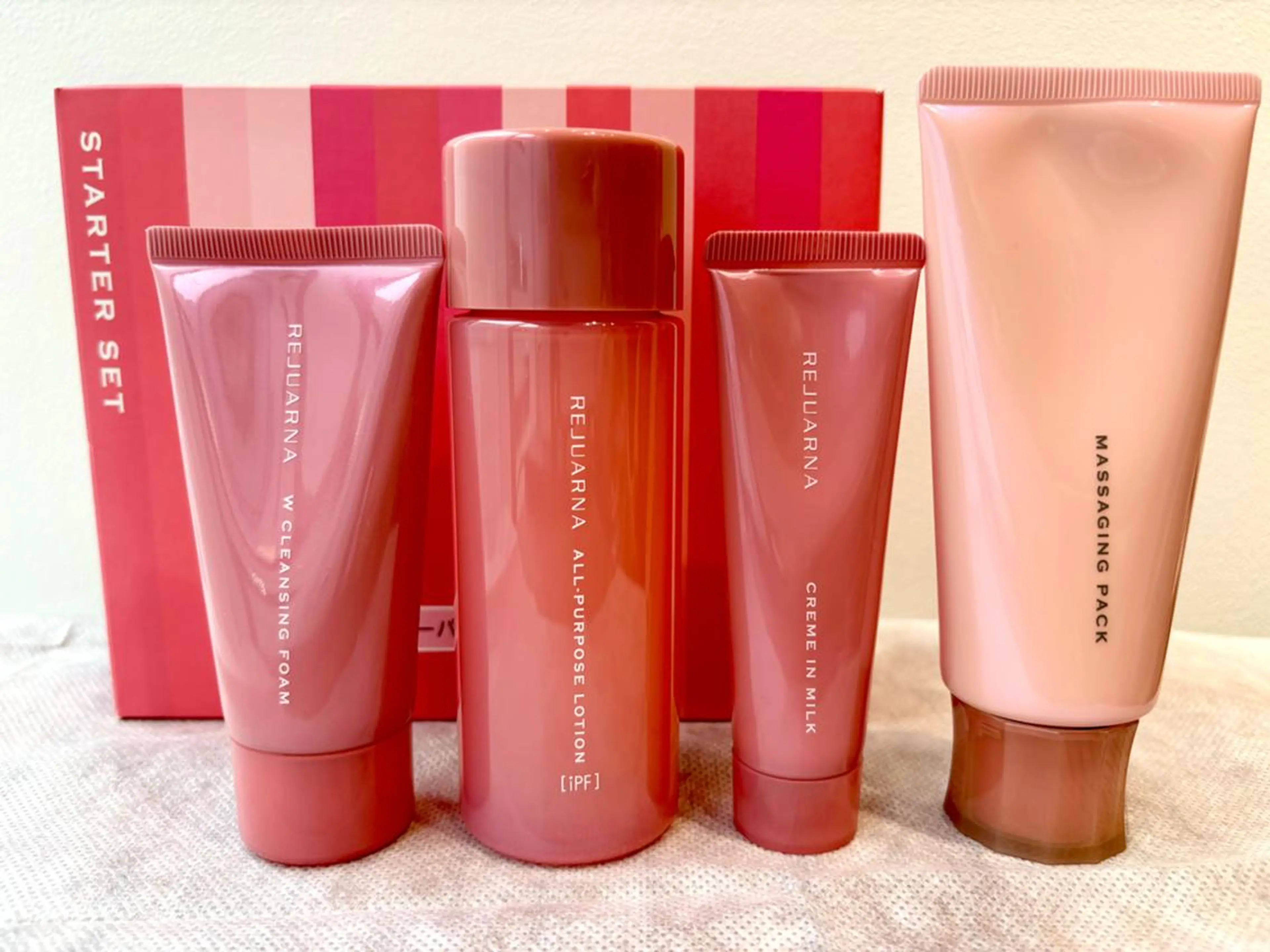 【REJUARNA美肌体感】約65％OFF　　エステ4回＆15,939円分スキンケアセット付の写真