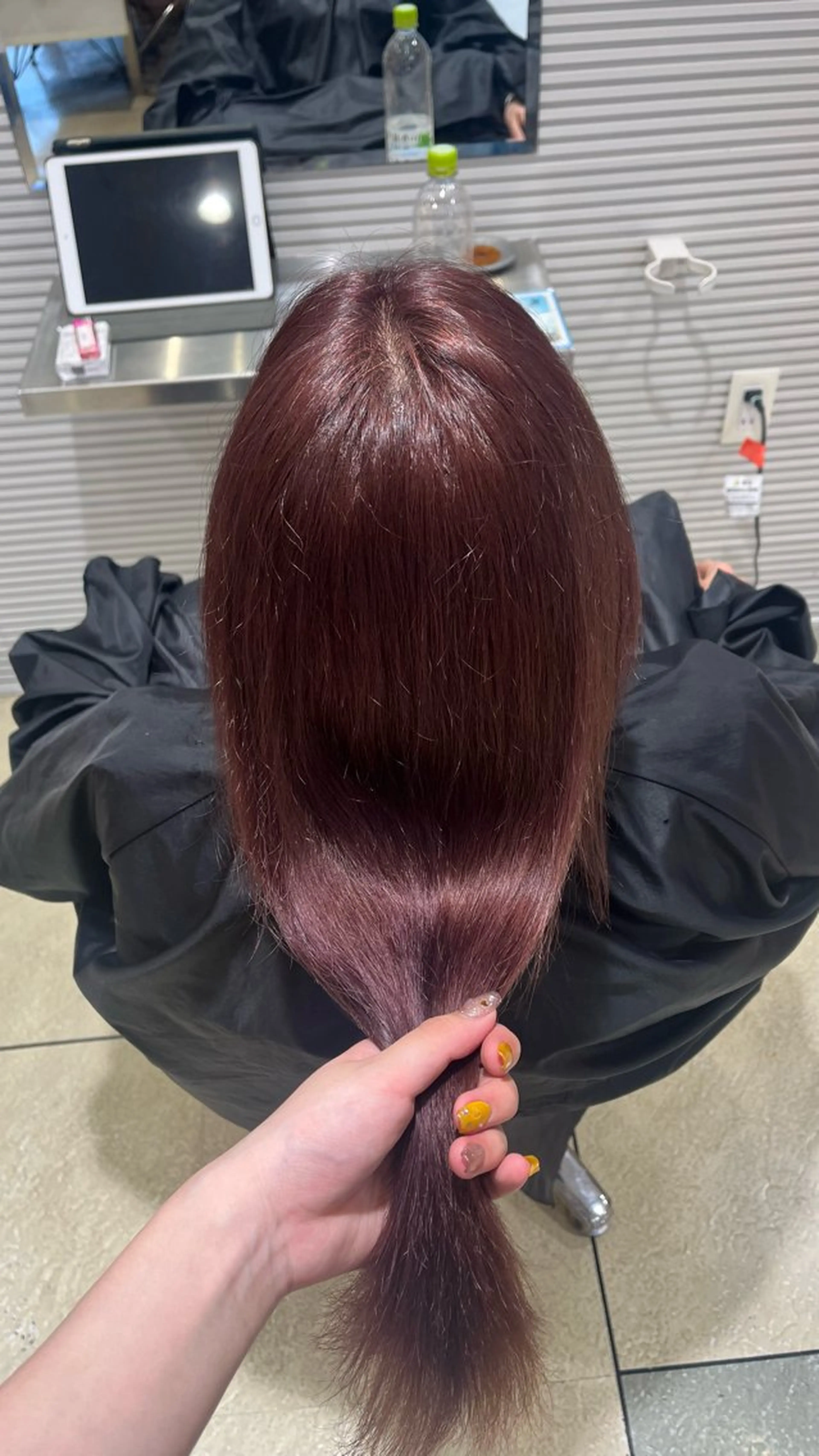 ロング カラー ブリーチ ラベンダーカラー ラベンダーピンク ピンクカラー カット ヘアカラー トリートメント ベージュカラー⌇ くびれヘア.𐙚心音のヘアスタイル