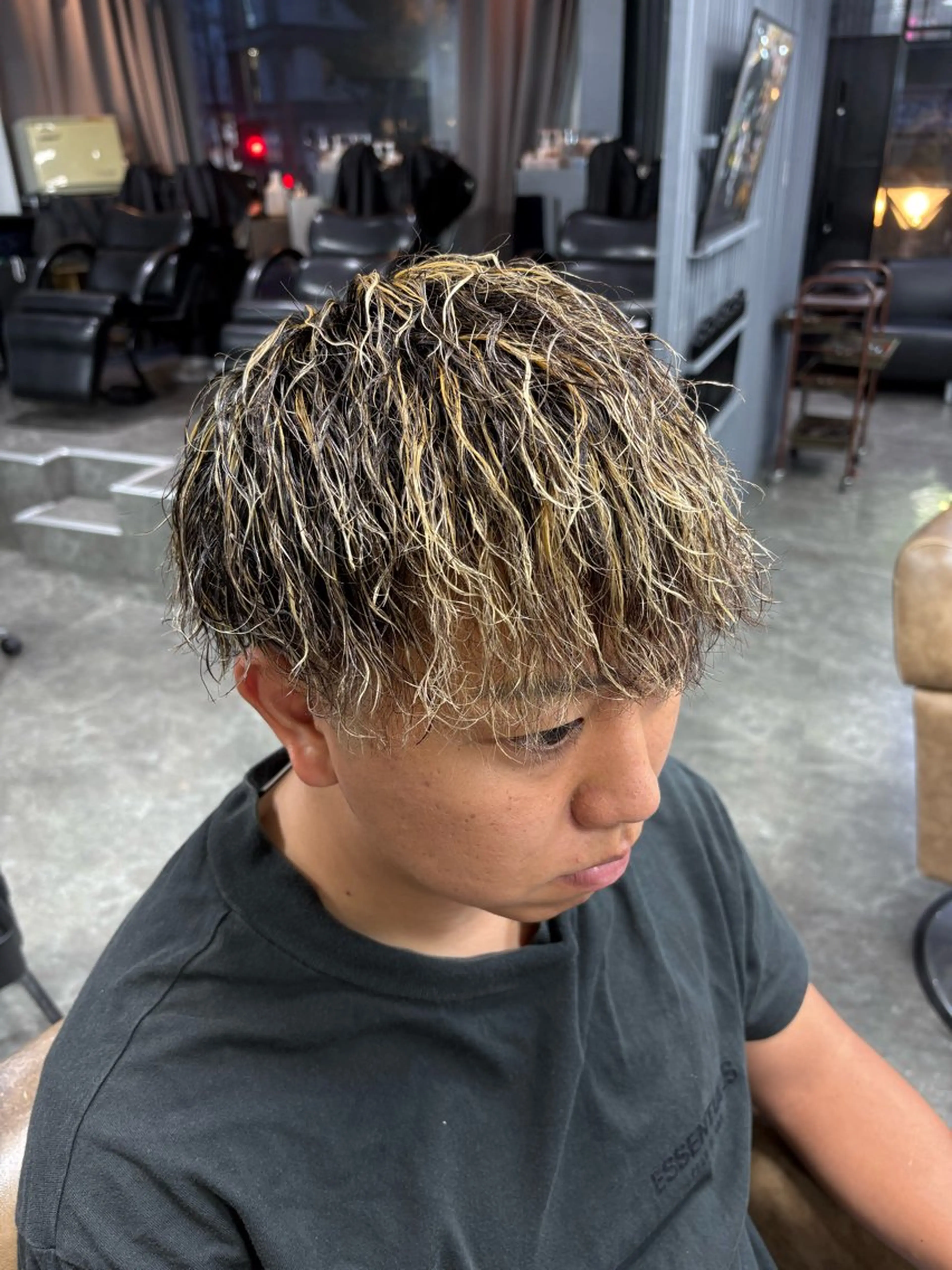 カラー メンズ 梅田/全パーマ特化/ ケアパーマ特化/秋本のヘアスタイル