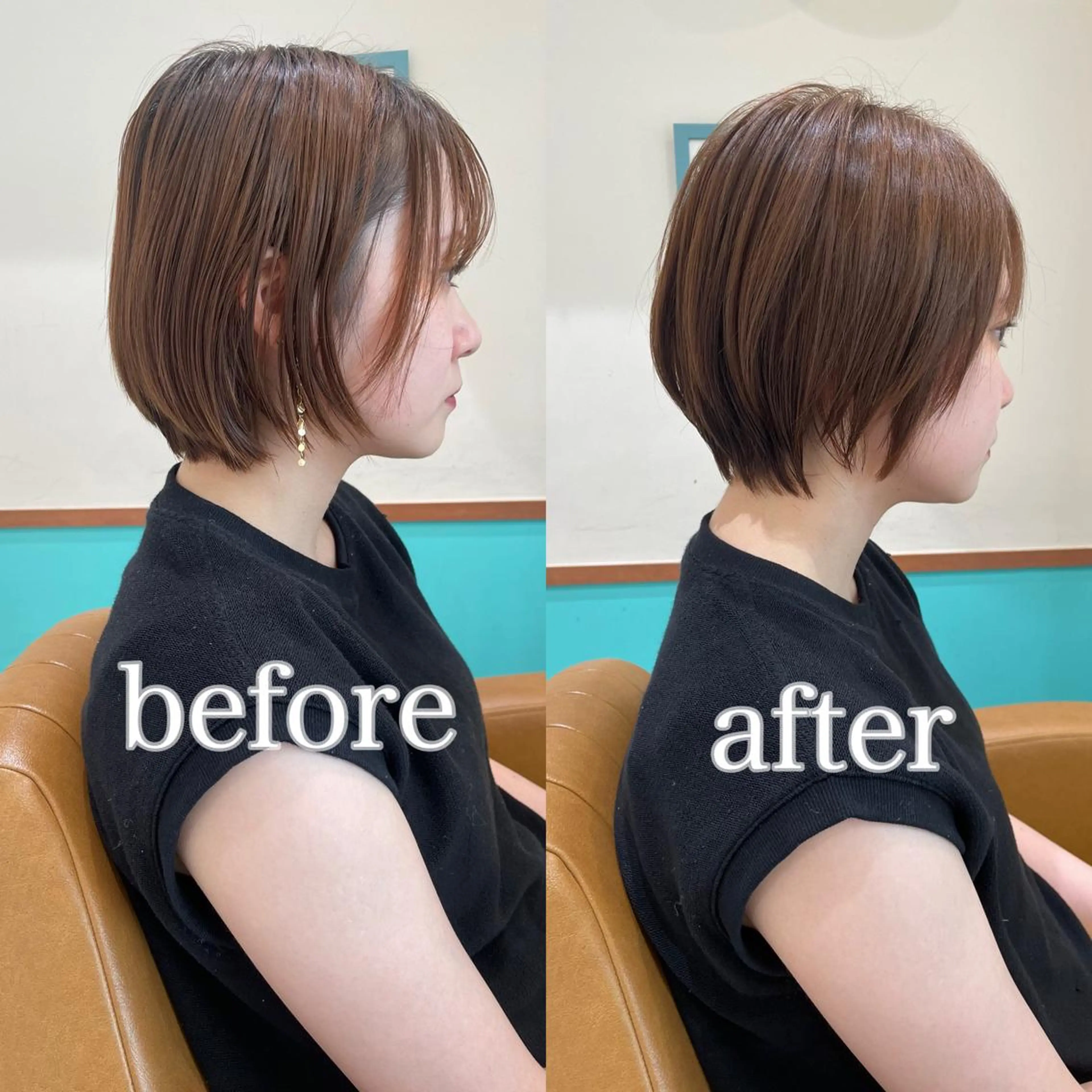 ショート カラー 💎巻ける縮毛矯正/ 艶髪💎石渕智也のヘアスタイル