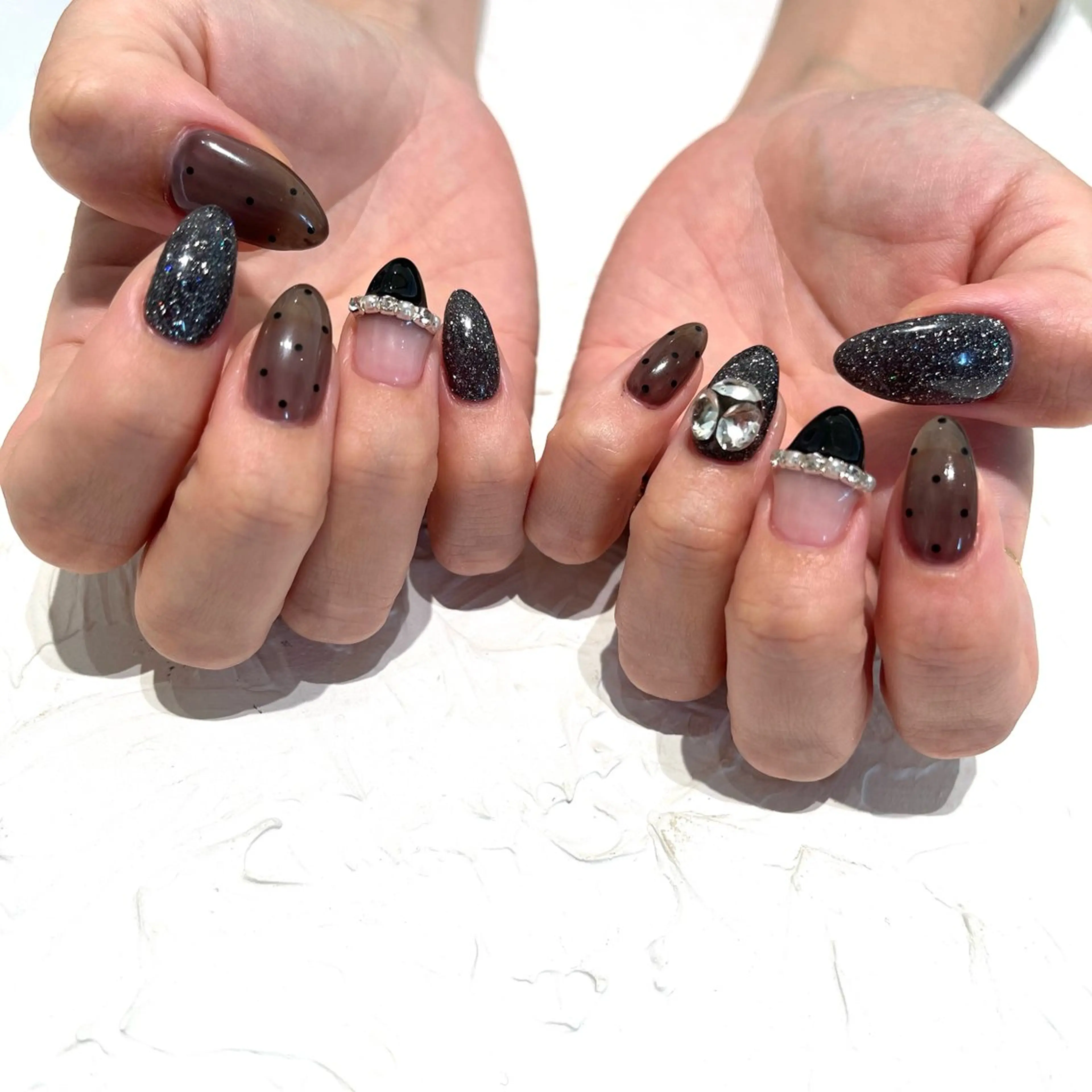 ネイル 四之宮 百花のネイルデザイン