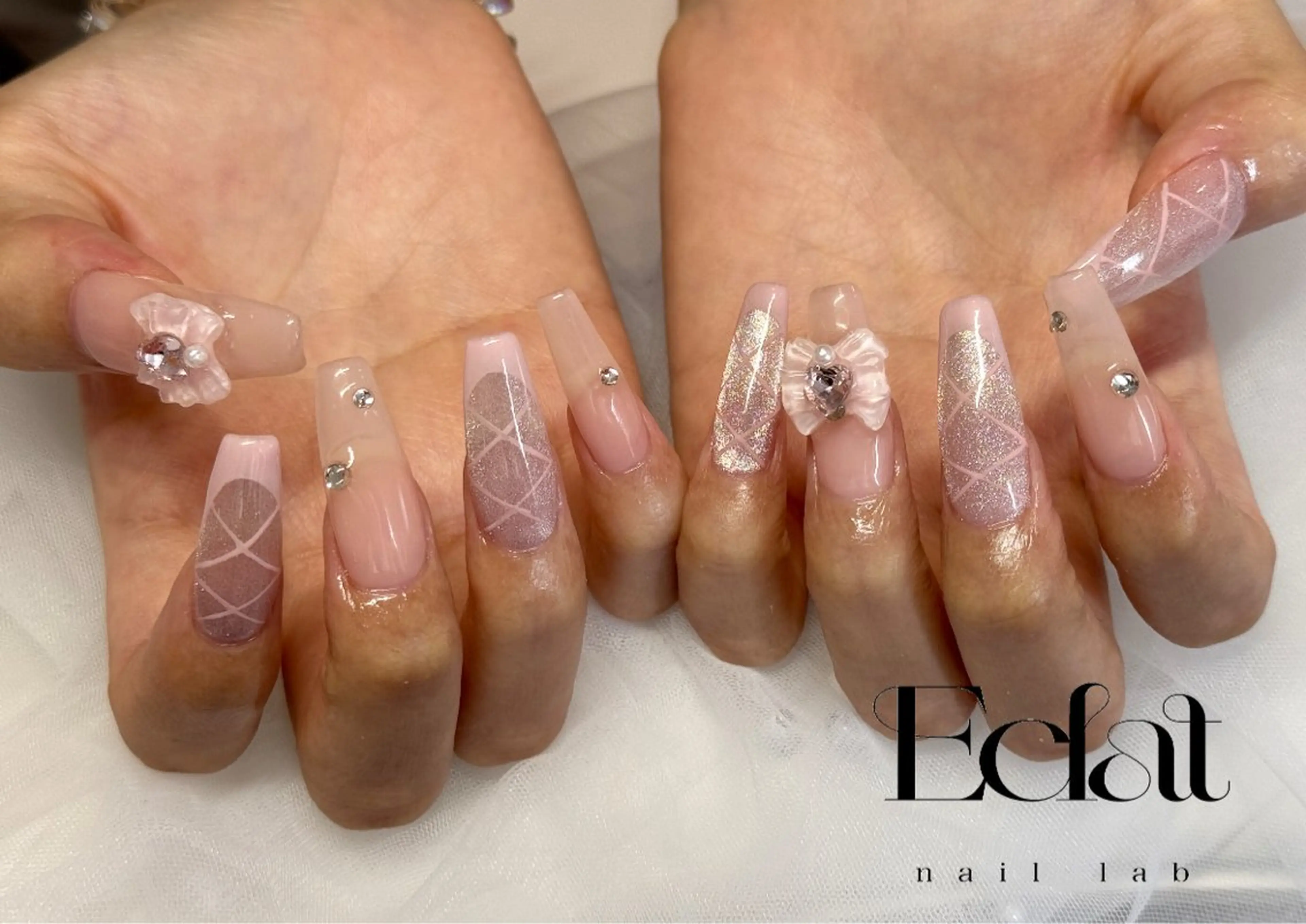 ネイル ハンドネイル ネイルラボEclat RINAのネイルデザイン