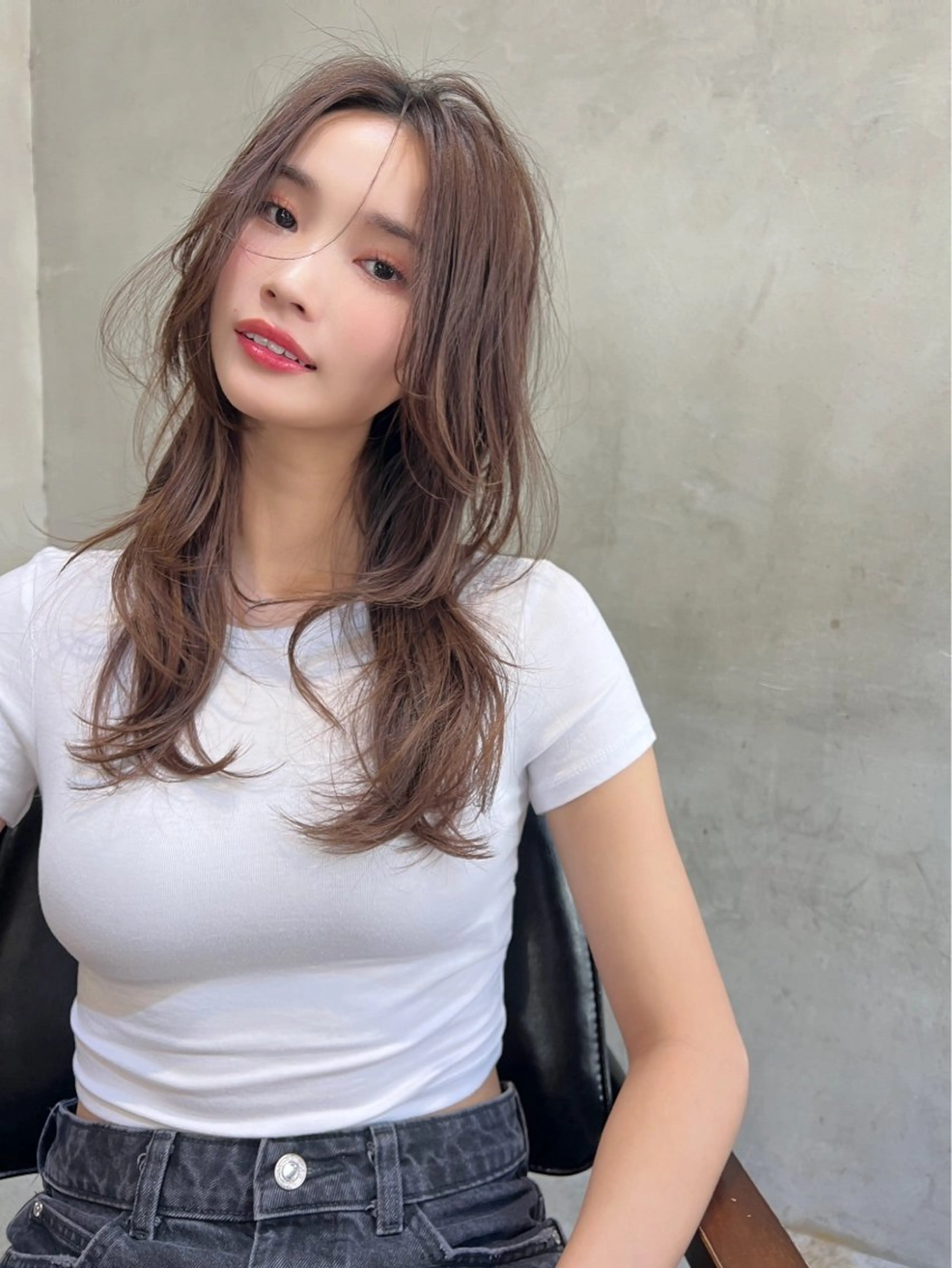 ロング 透明感カラー/ 髪質改善/ねねのヘアスタイル